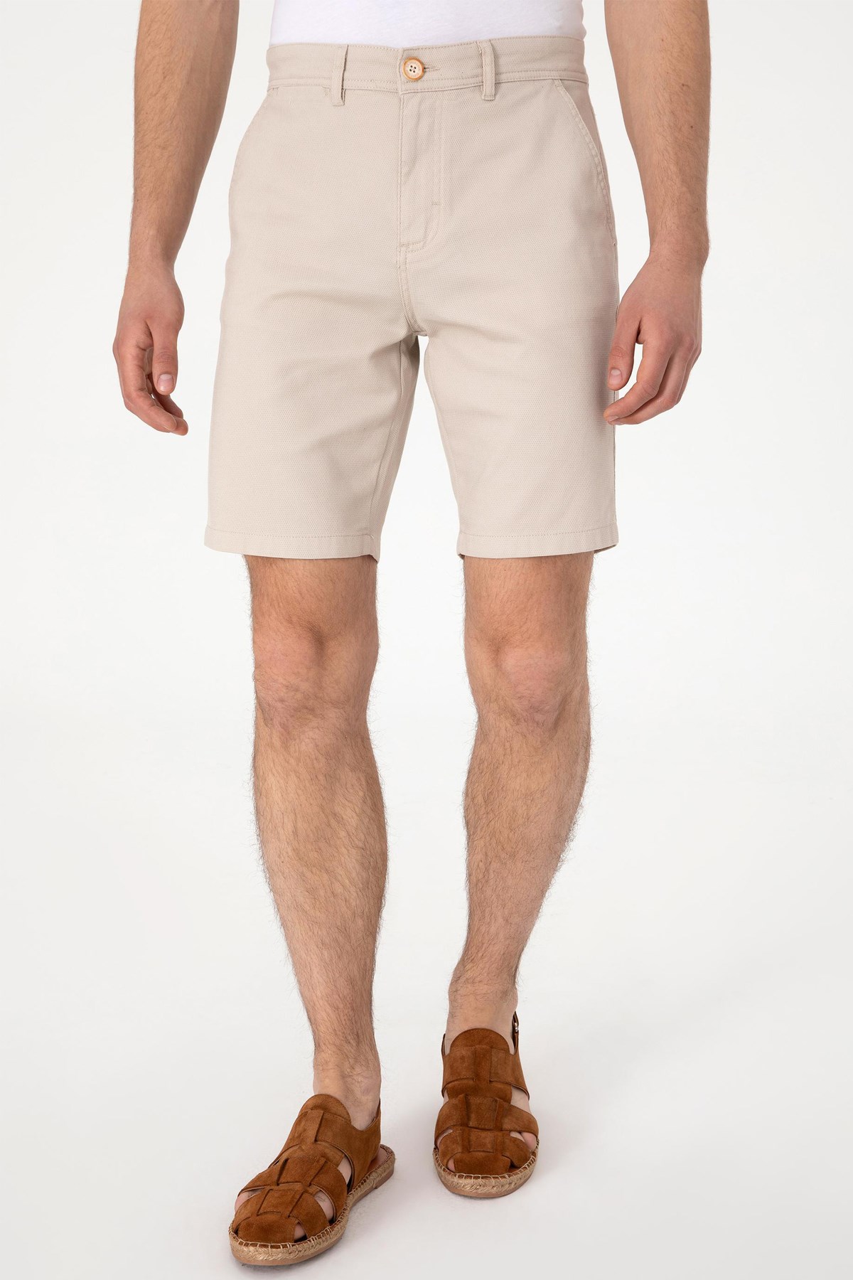 Us. Polo Assn. Erkek Şort 50299172-Vr049 Bej