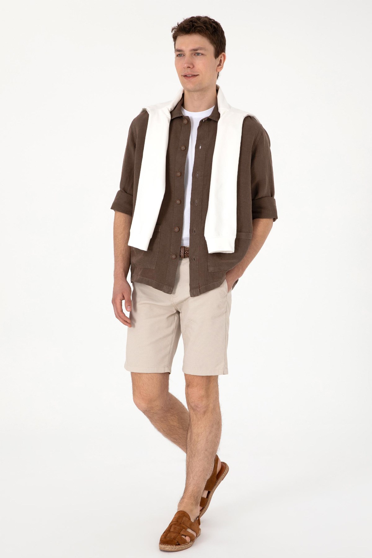 Us. Polo Assn. Erkek Şort 50299172-Vr049 Bej