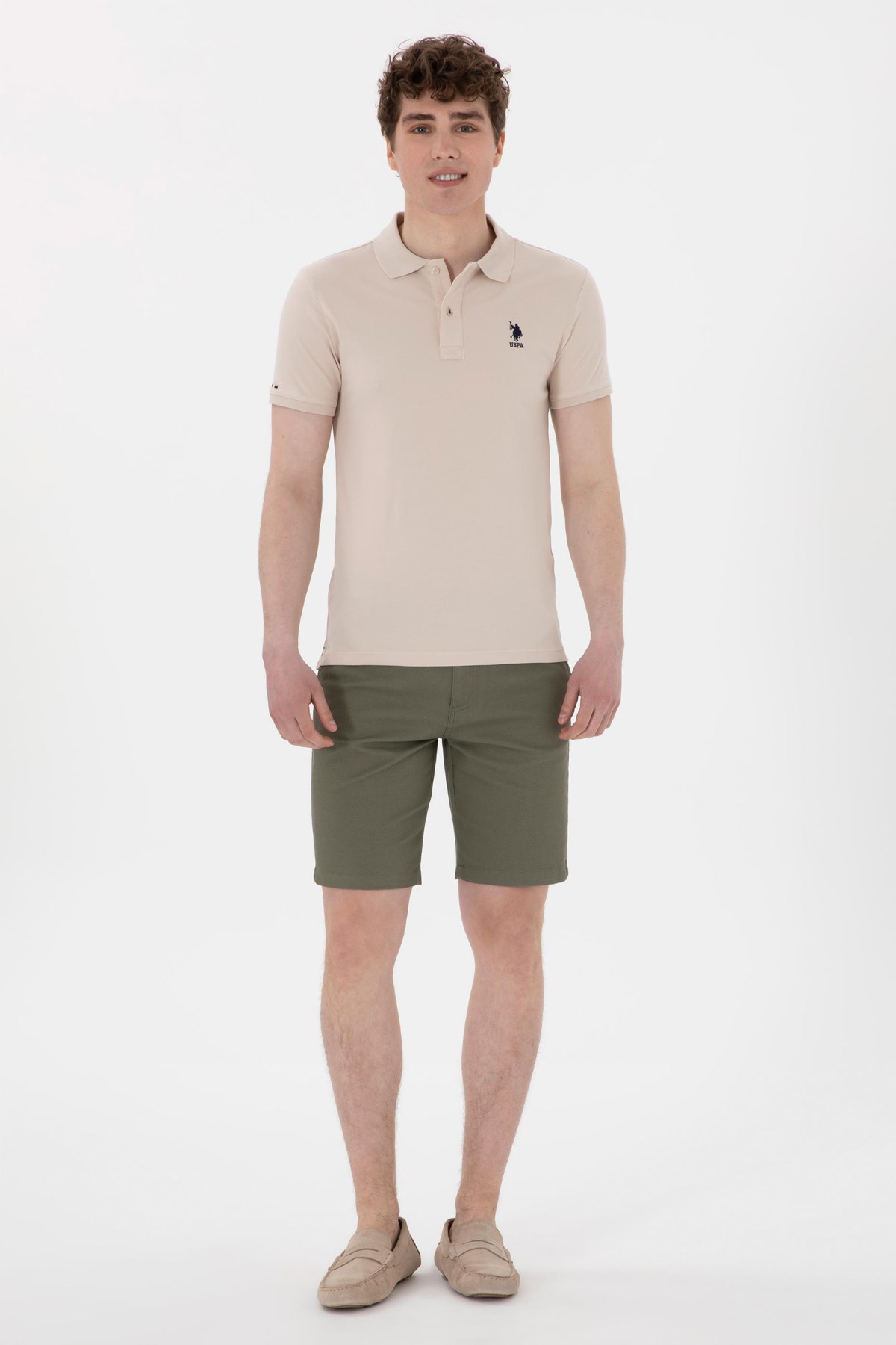 Us. Polo Assn. Erkek Şort 50299172-Vr111 Haki