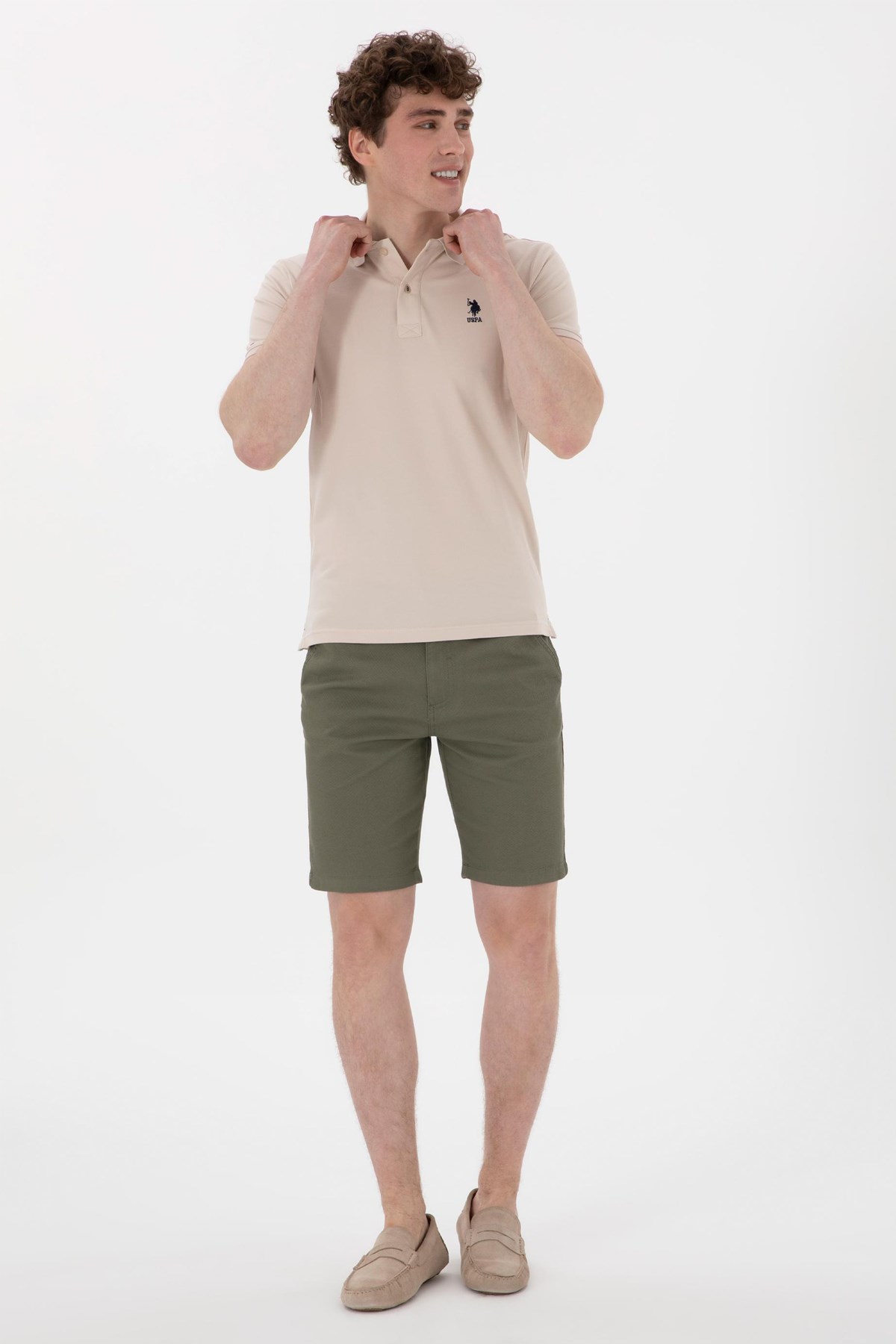 Us. Polo Assn. Erkek Şort 50299172-Vr111 Haki