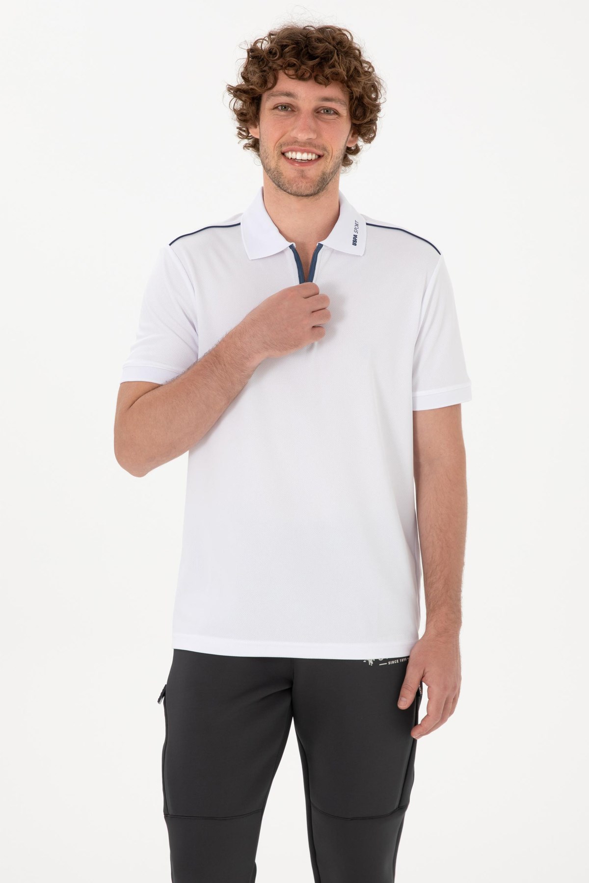 Us. Polo Assn. Erkek Tişört 50299560-Vr013 Beyaz