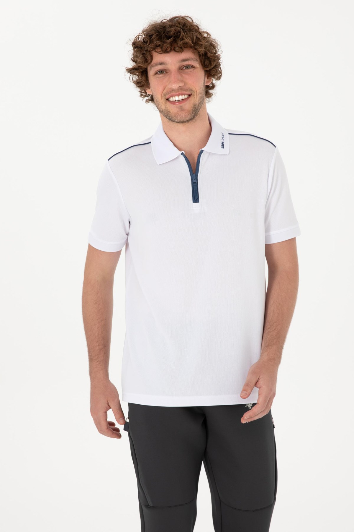 Us. Polo Assn. Erkek Tişört 50299560-Vr013 Beyaz