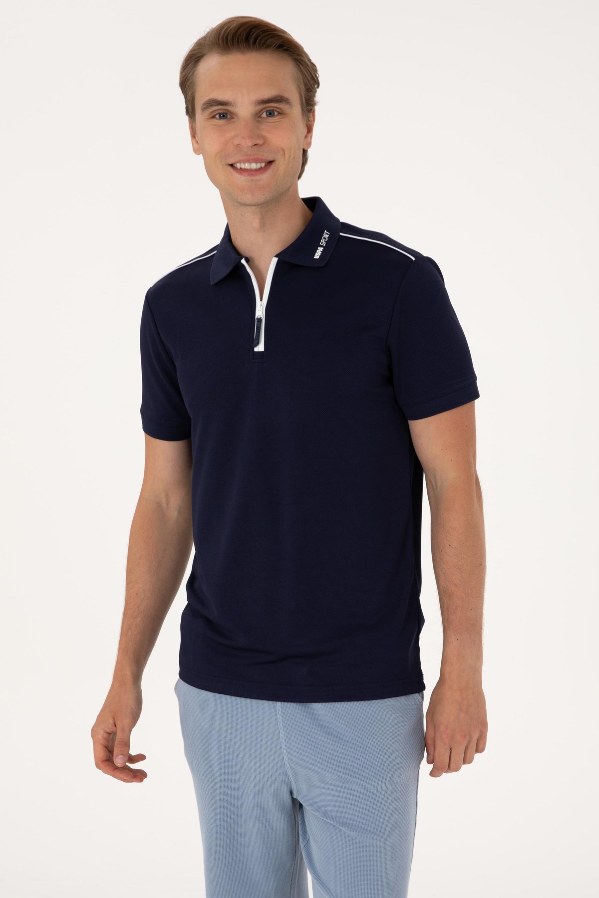 Us. Polo Assn. Erkek Tişört 50299560-Vr033 Lacivert