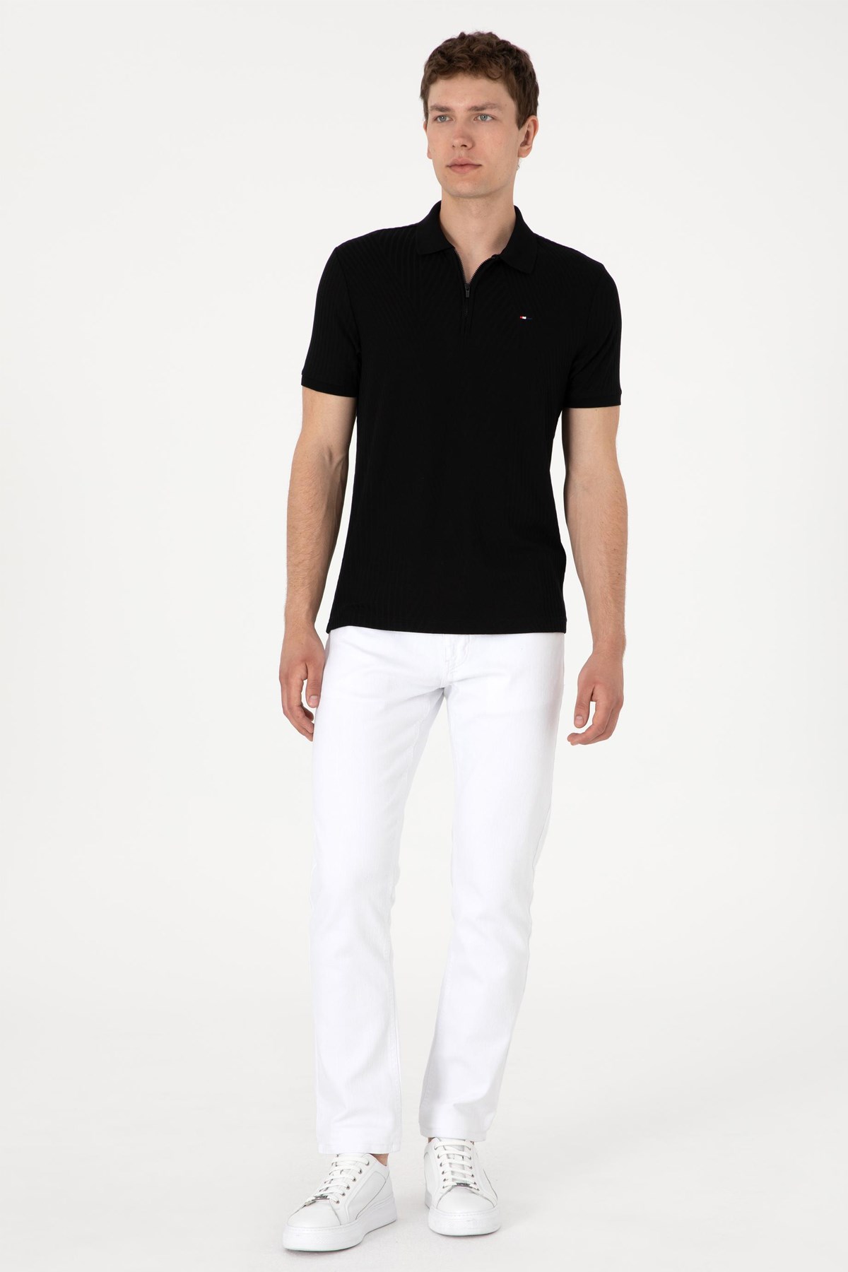 Us. Polo Assn. Erkek Tişört 50299583-Vr046 Siyah