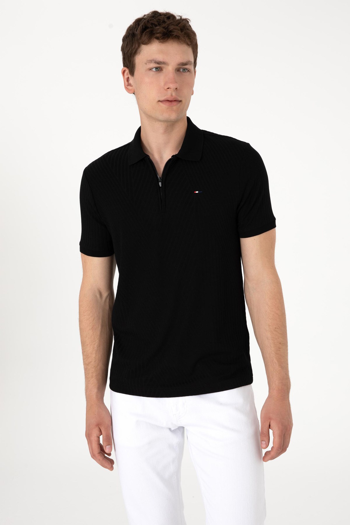 Us. Polo Assn. Erkek Tişört 50299583-Vr046 Siyah