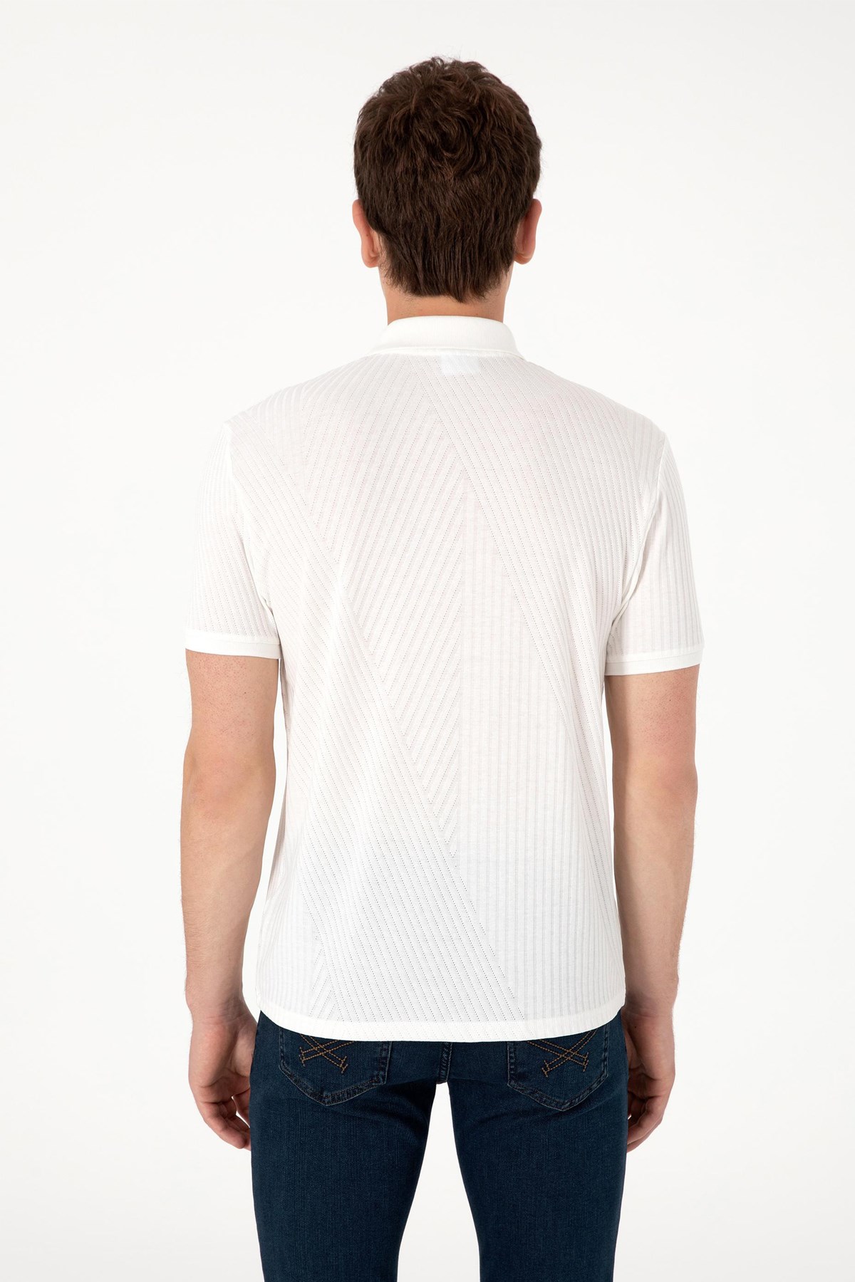 Us. Polo Assn. Erkek Tişört 50299583-Vr071 Bej