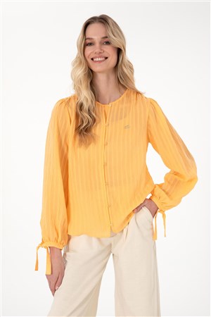 Us. Polo Assn. Kadın Gömlek 50299609-Vr202 Sarı