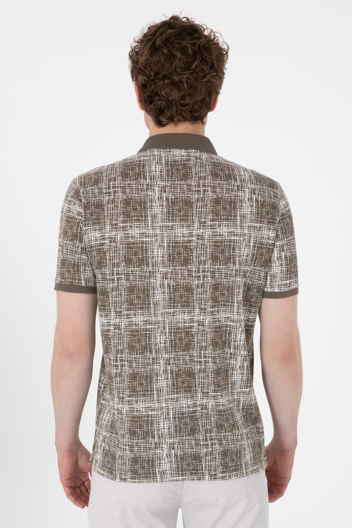 Us. Polo Assn. Erkek Tişört 50299641-Vr052 Bej