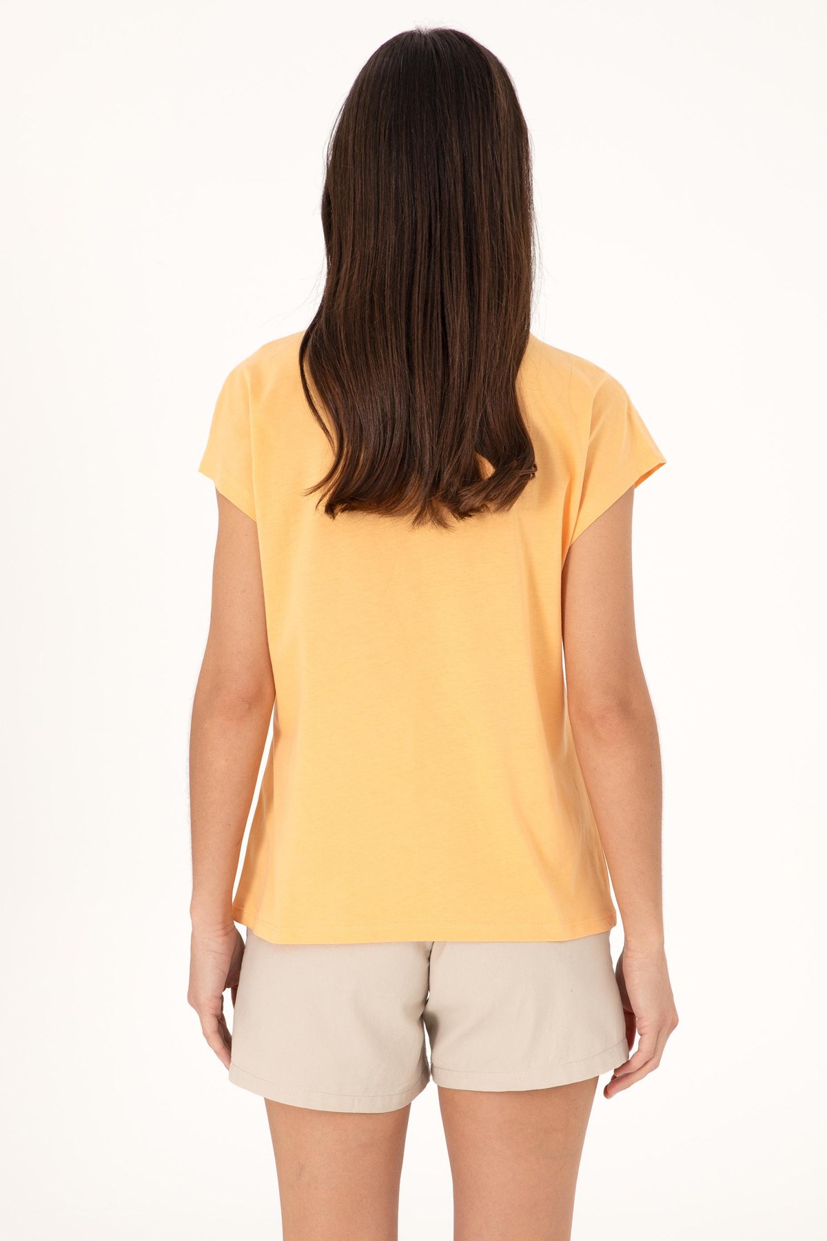 Us. Polo Assn. Kadın Tişört 50299764-Vr202 Sarı