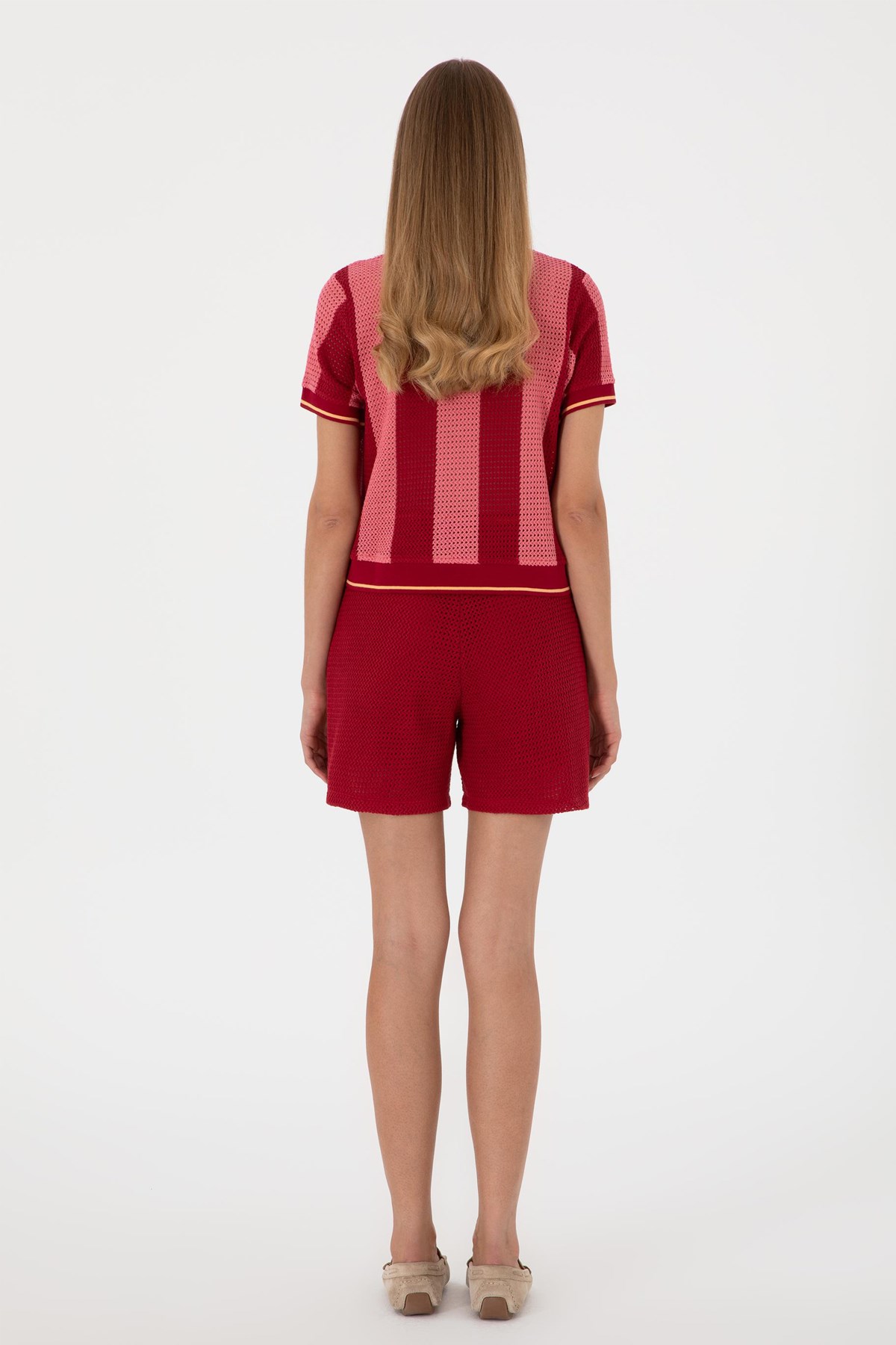 Us. Polo Assn. Kadın Şort 50299894-Vr223 Bordo