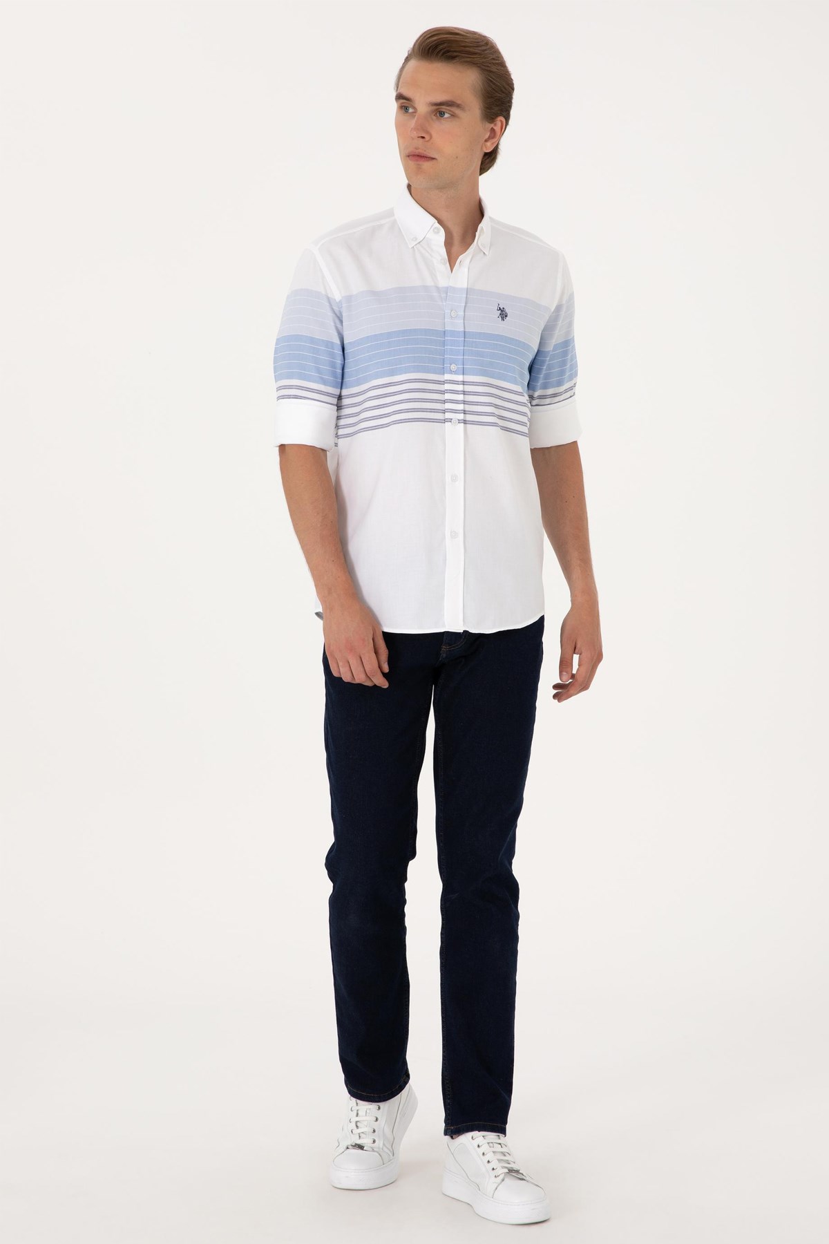 Us. Polo Assn. Erkek Gömlek 50300097-Vr033 Lacivert
