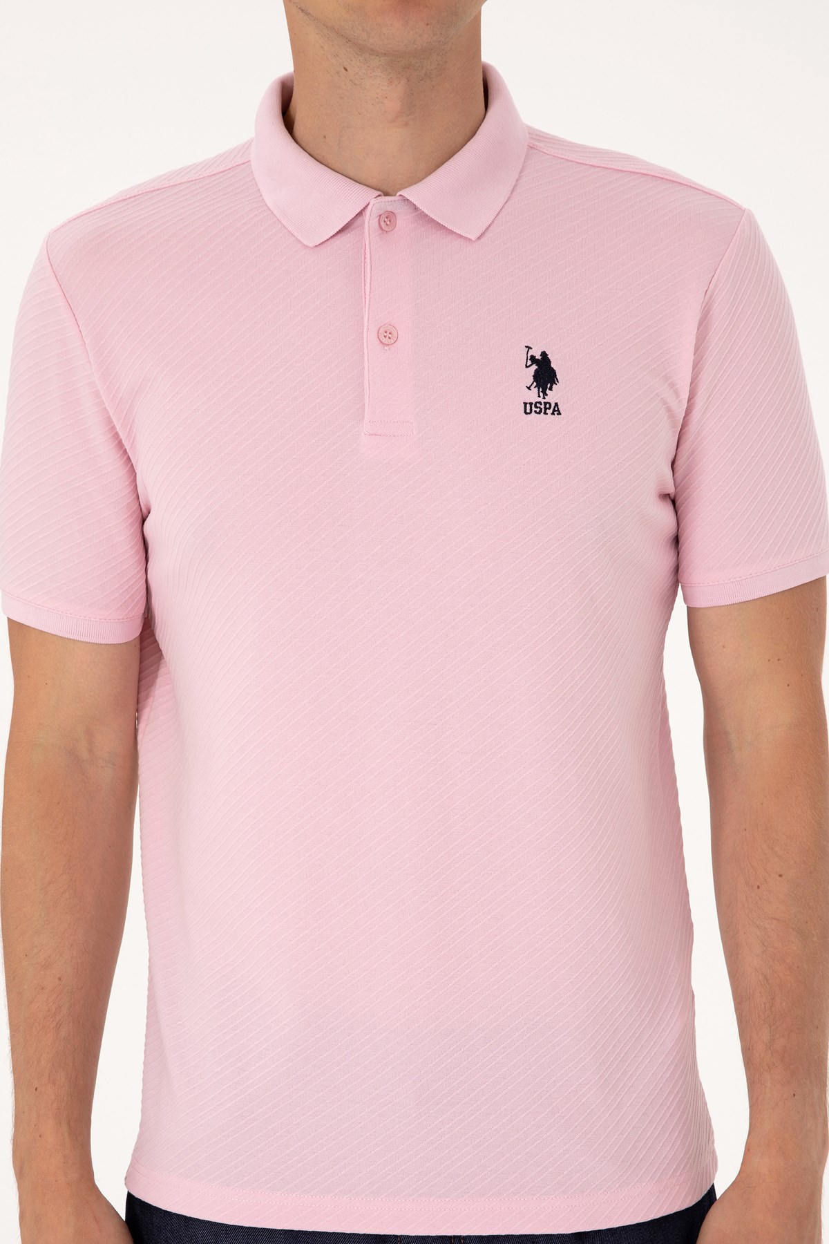 Us. Polo Assn. Erkek Tişört 50300127-Vr078 Pembe