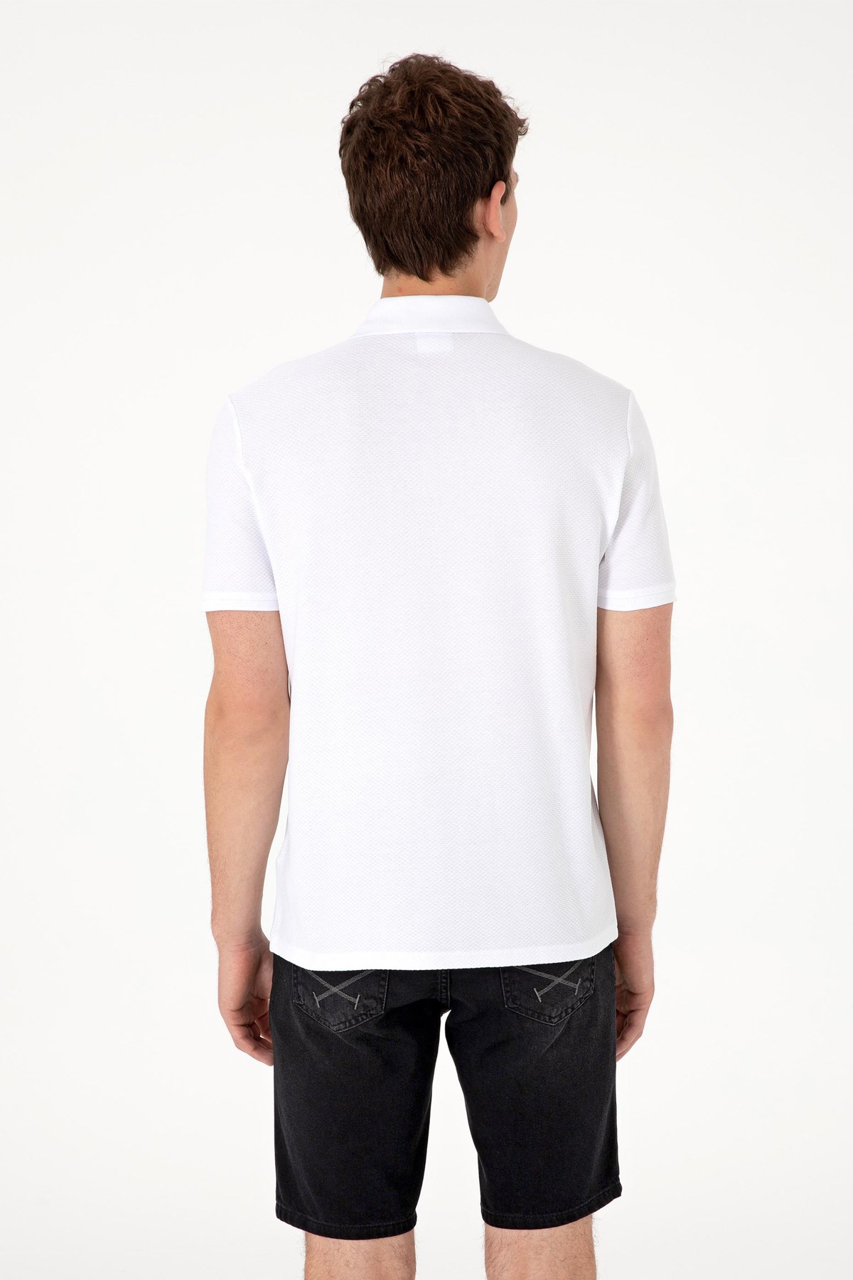Us. Polo Assn. Erkek Tişört 50300165-Vr013 Beyaz