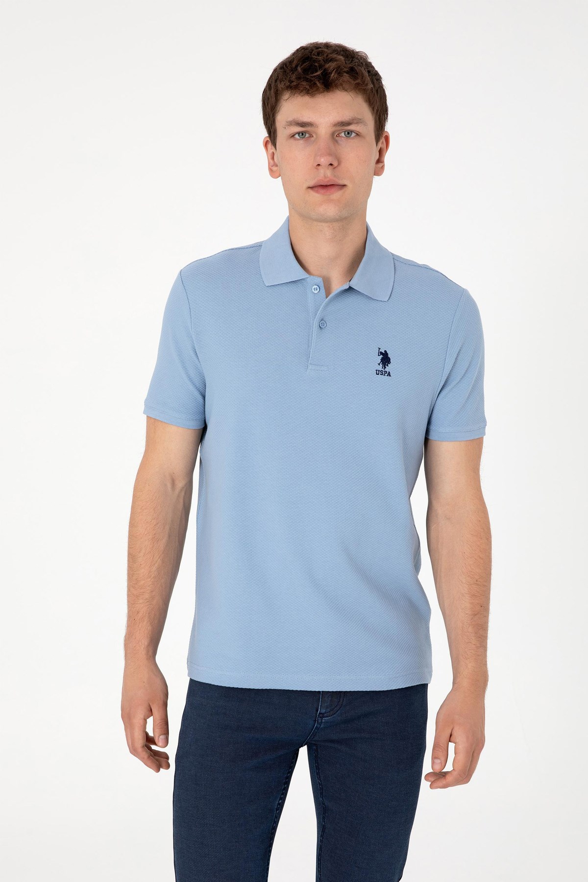 Us. Polo Assn. Erkek Tişört 50300165-Vr036 Mavi