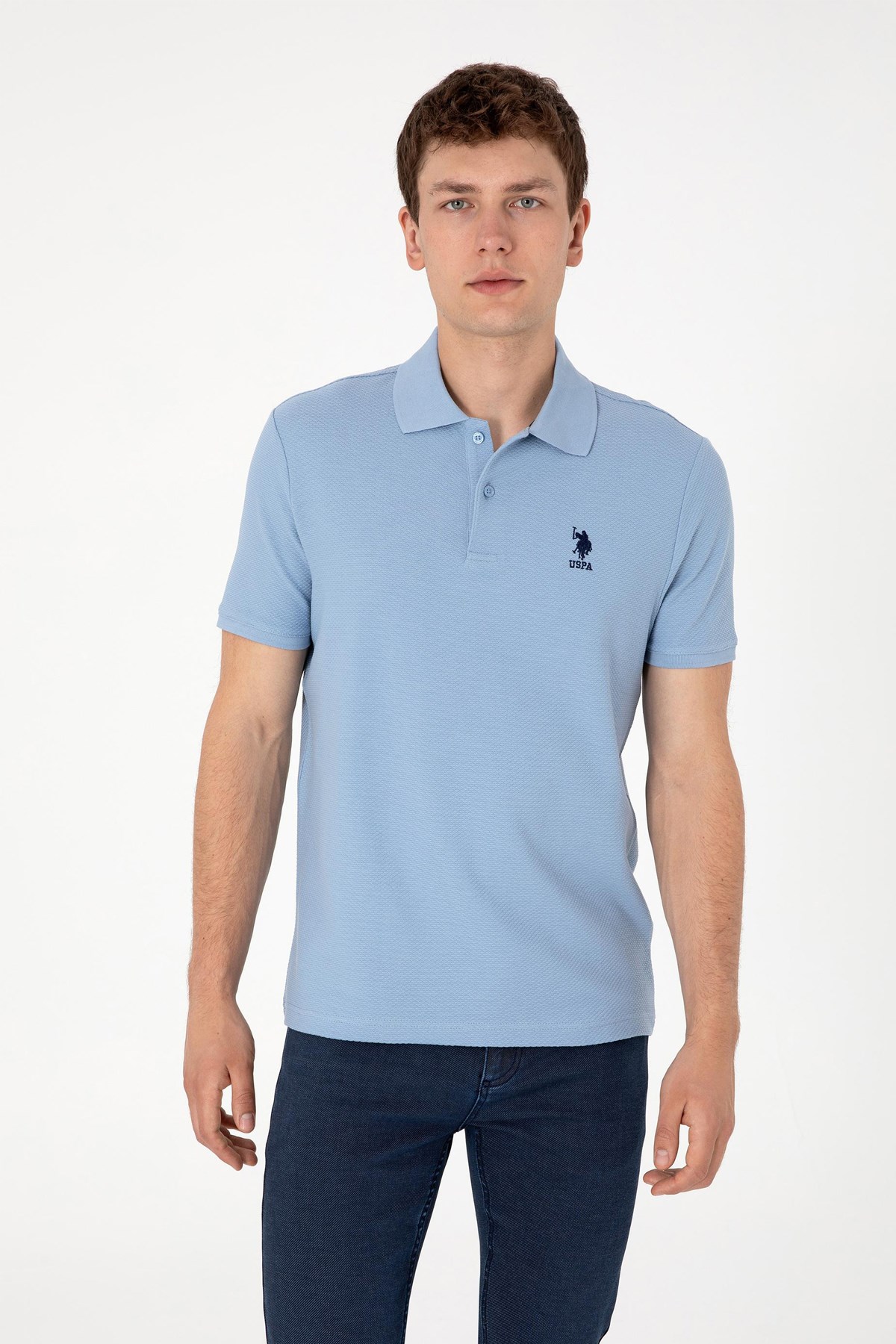 Us. Polo Assn. Erkek Tişört 50300165-Vr036 Mavi
