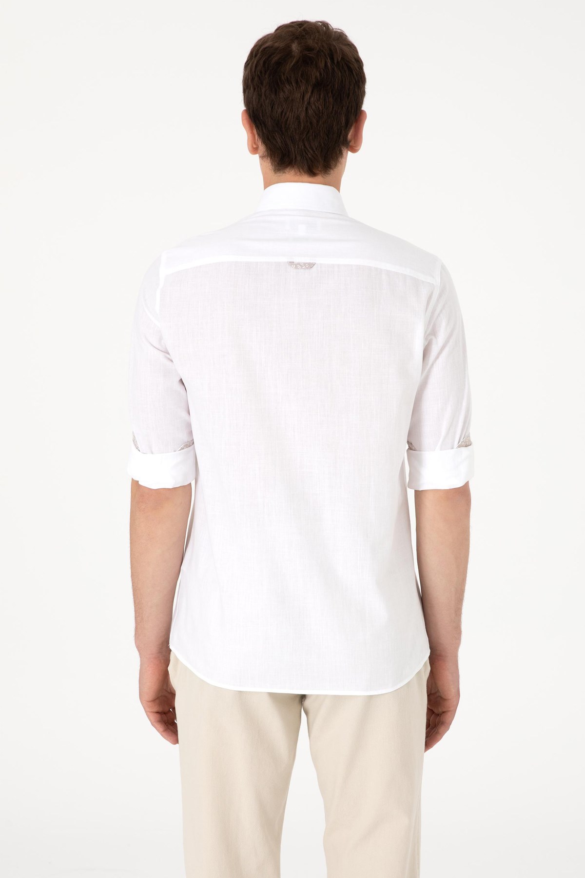 Us. Polo Assn. Erkek Gömlek 50300200-Vr013 Beyaz