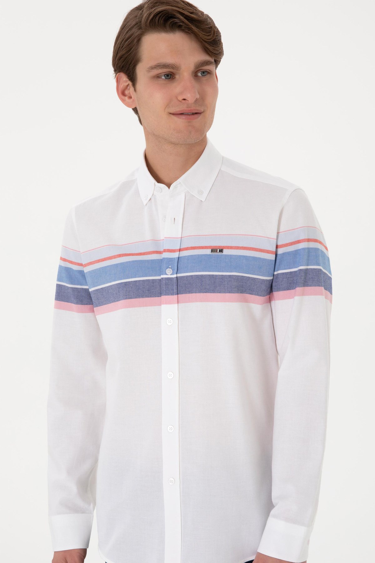 Us. Polo Assn. Erkek Gömlek 50300216-Vr003 Mavi