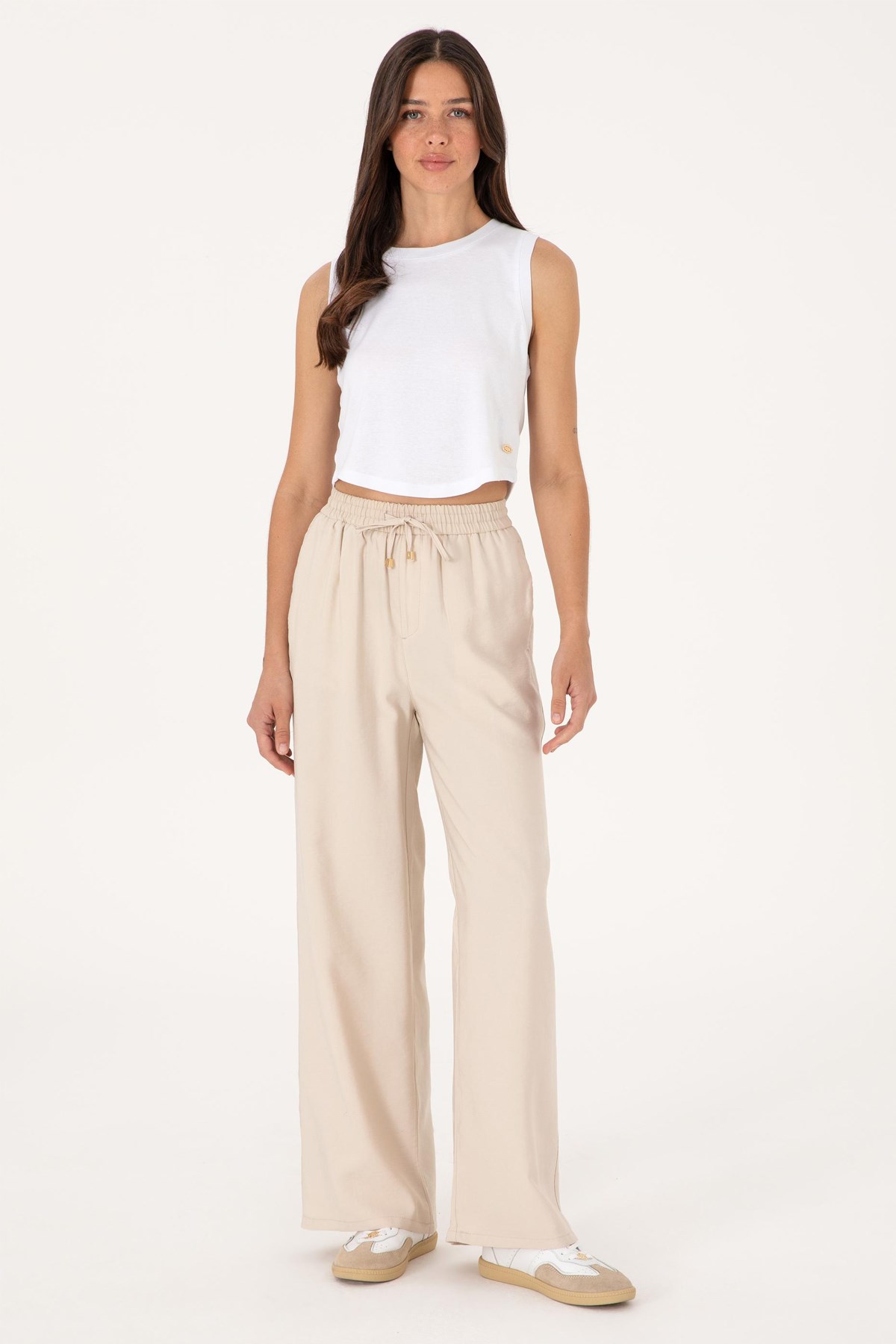 Us. Polo Assn. Kadın Pantolon 50300357-Vr049 Bej