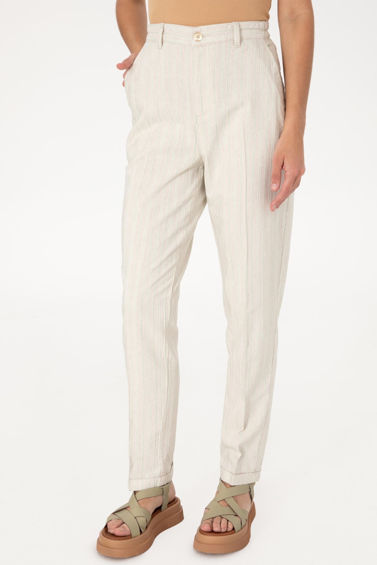 Us. Polo Assn. Kadın Pantolon 50300358-Vr048 Yeşil