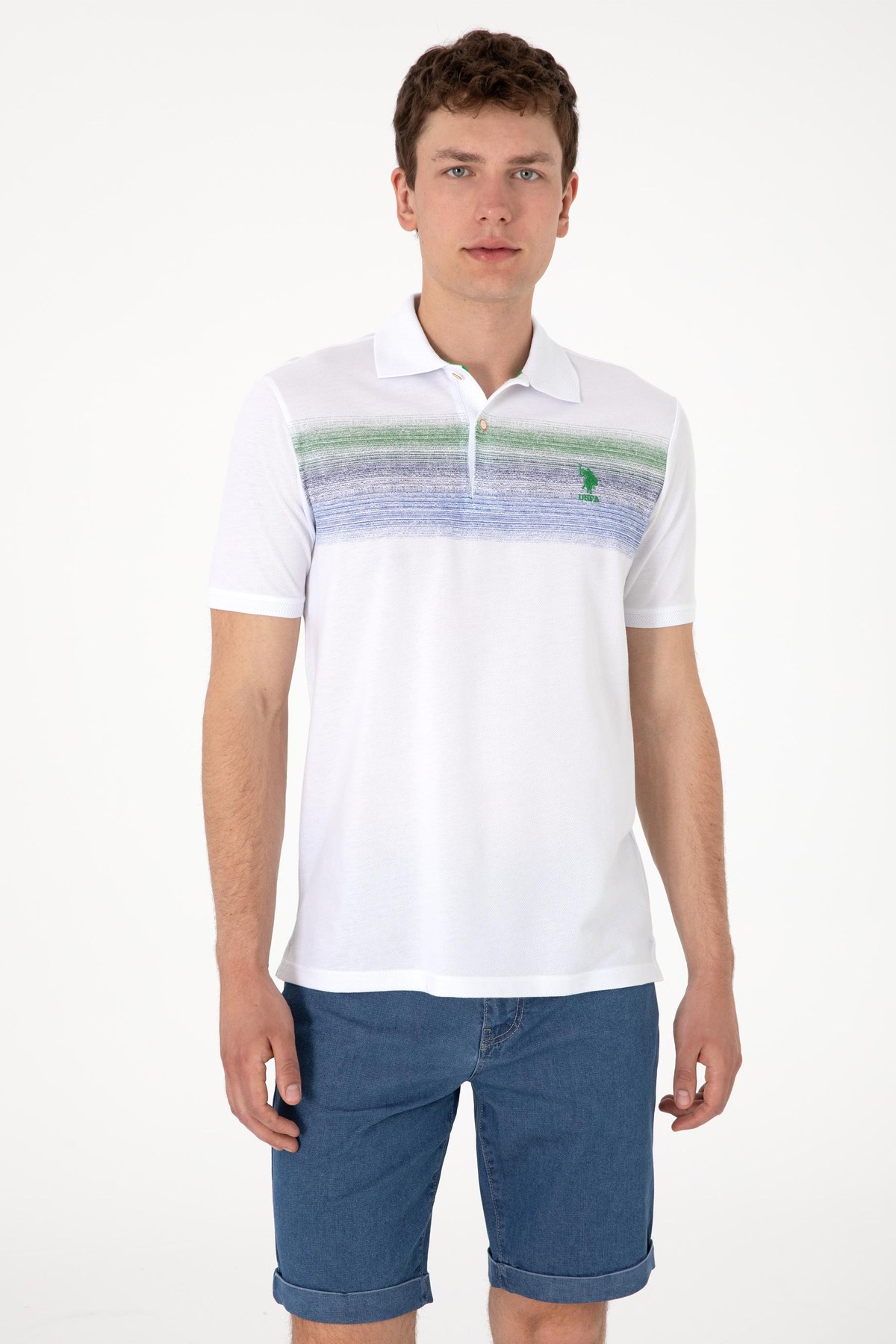 Us. Polo Assn. Erkek Tişört 50300365-Vr036 Mavi