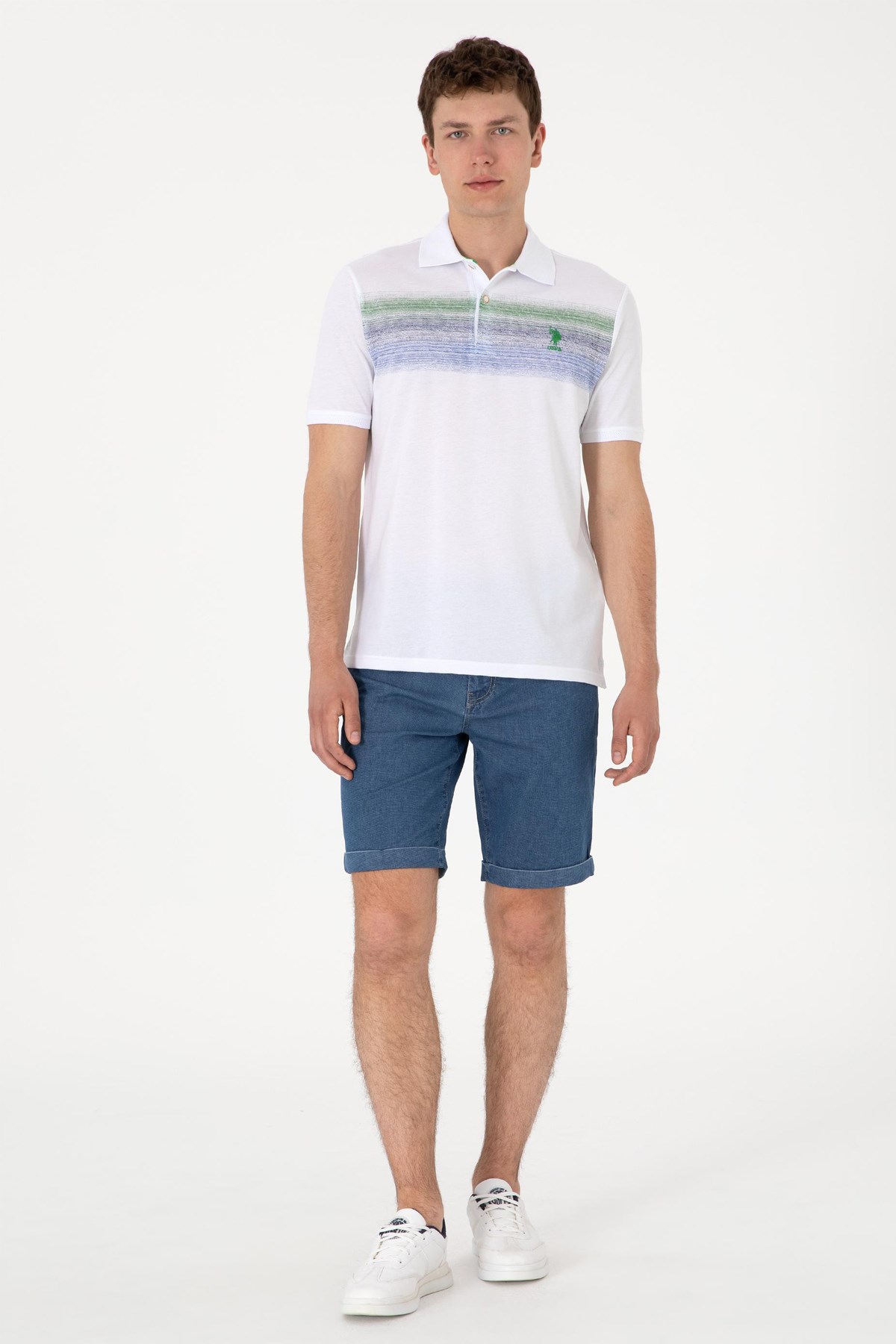 Us. Polo Assn. Erkek Tişört 50300365-Vr036 Mavi