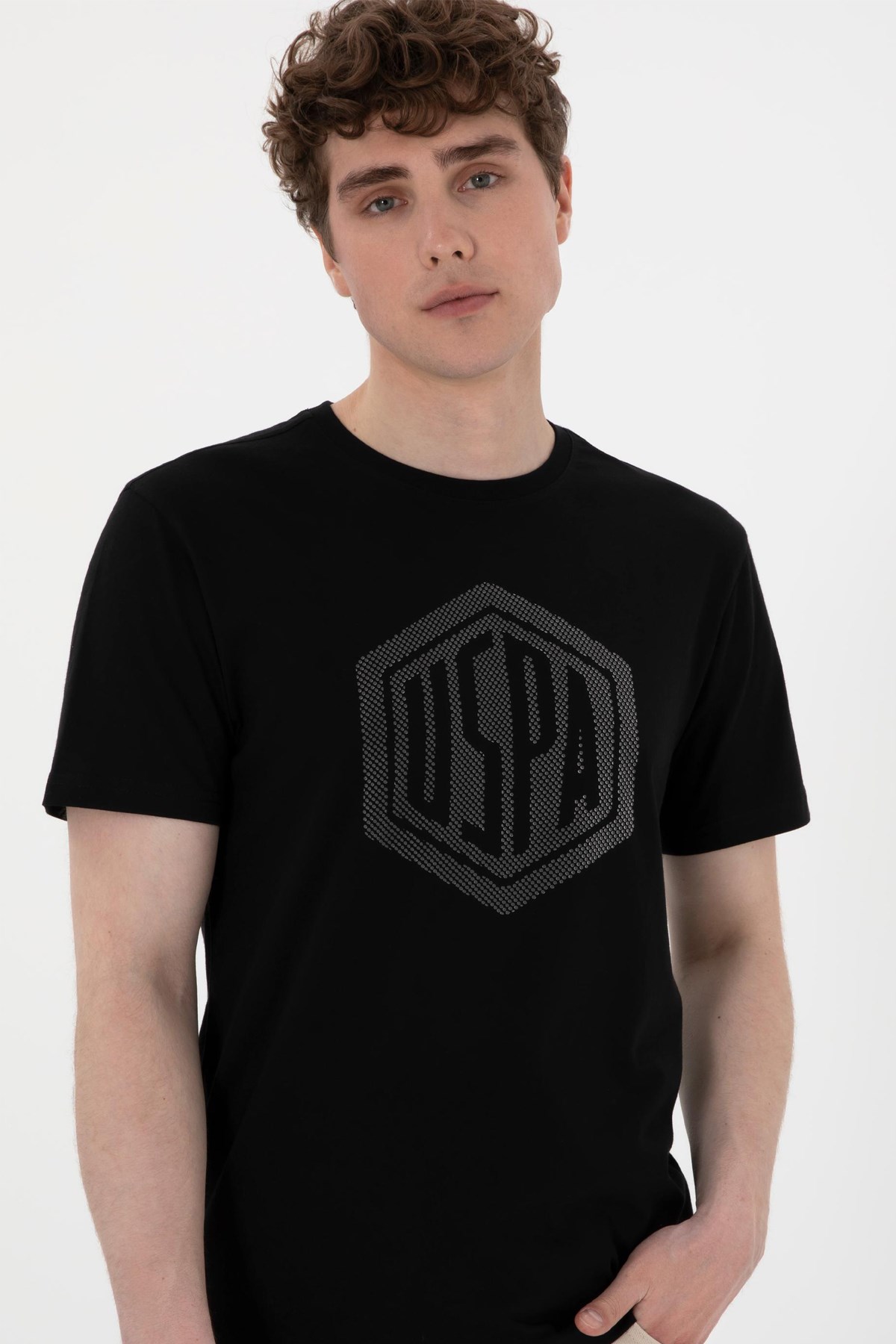 Us. Polo Assn. Erkek Tişört 50300382-Vr046 Siyah