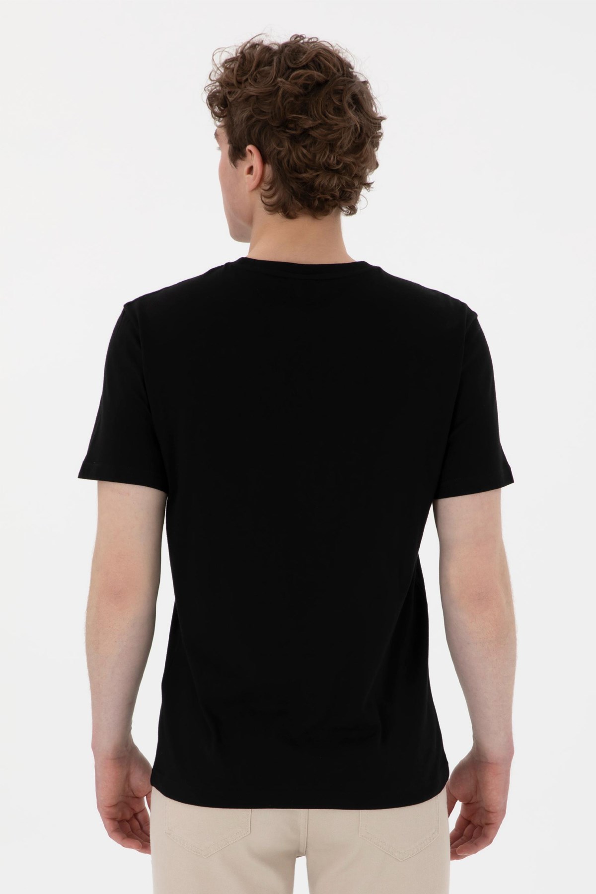 Us. Polo Assn. Erkek Tişört 50300382-Vr046 Siyah