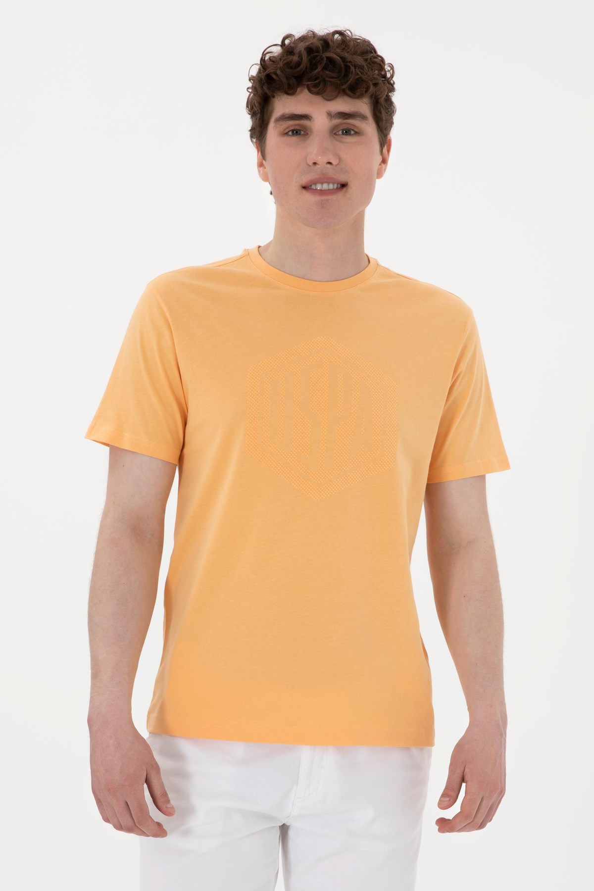 Us. Polo Assn. Erkek Tişört 50300382-Vr202 Sarı