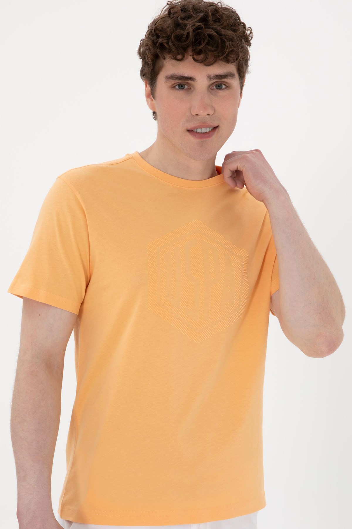 Us. Polo Assn. Erkek Tişört 50300382-Vr202 Sarı