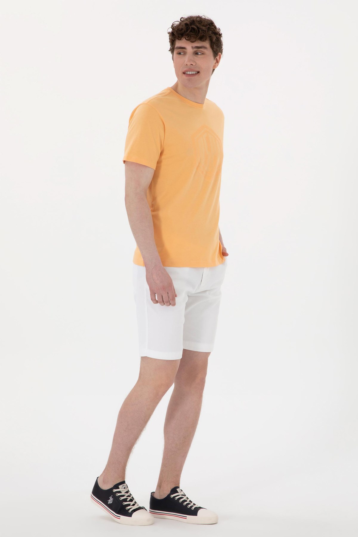 Us. Polo Assn. Erkek Tişört 50300382-Vr202 Sarı