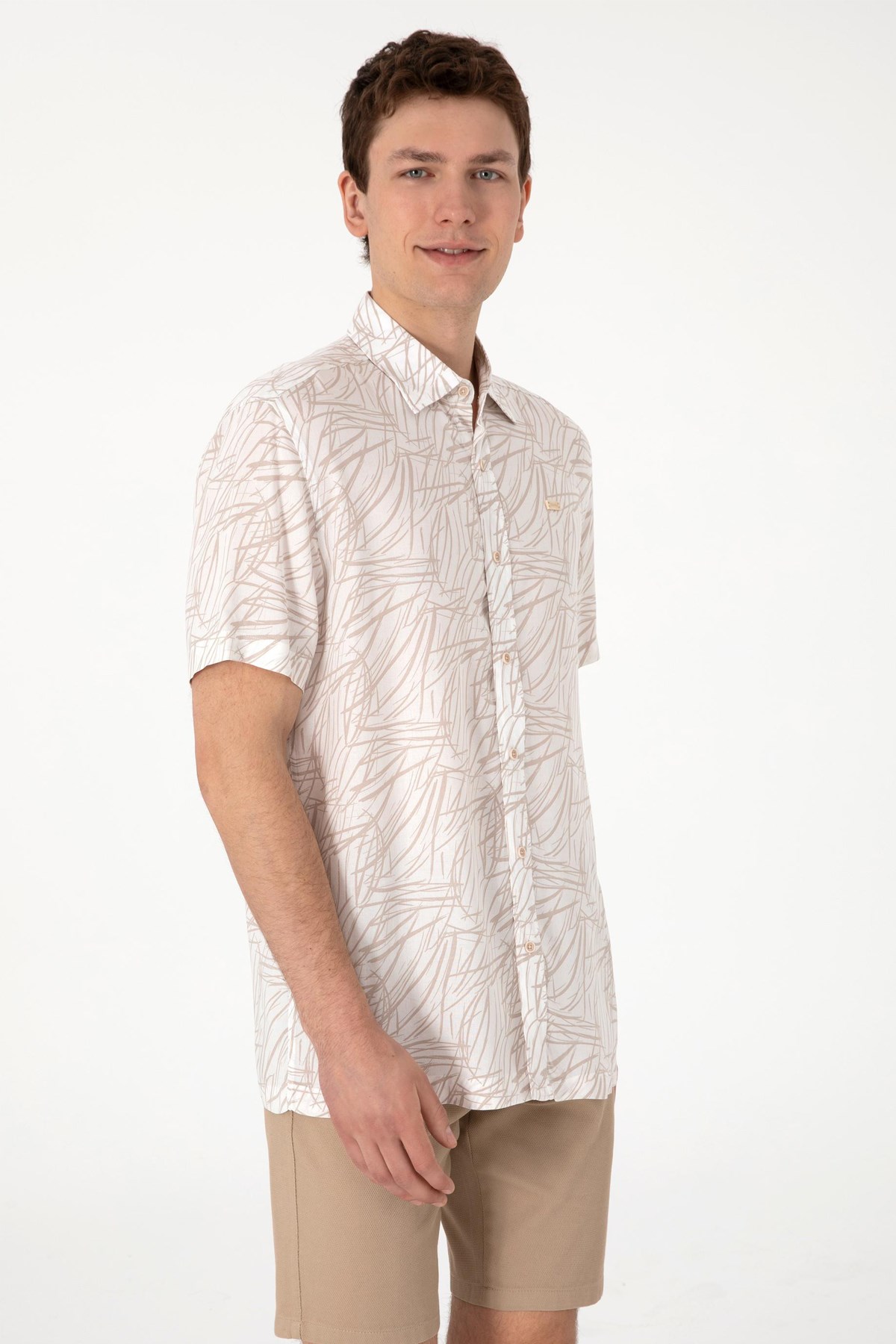 Us. Polo Assn. Erkek Gömlek 50300434-Vr049 Bej