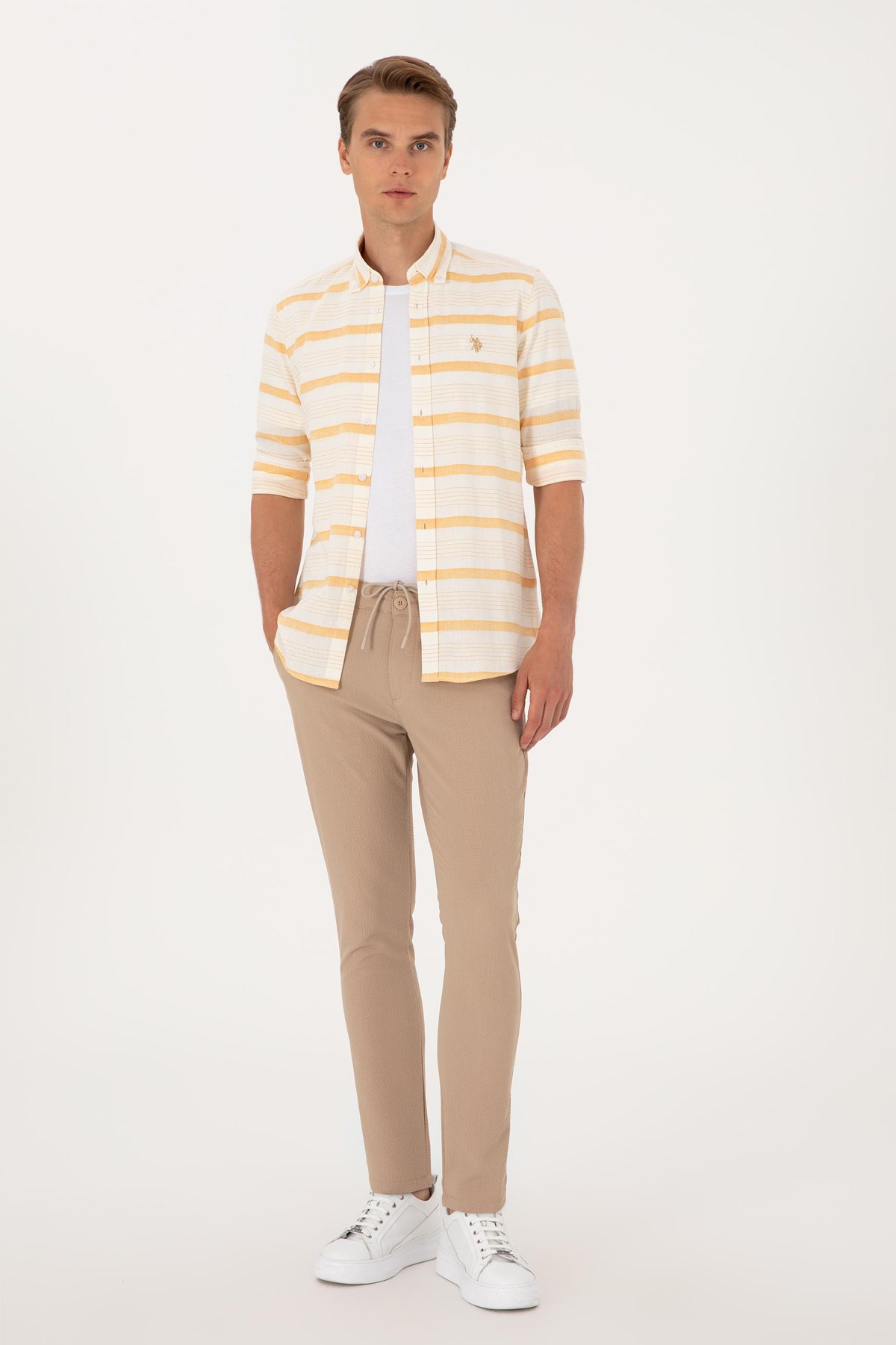 Us. Polo Assn. Erkek Pantolon 50300436-Vr011 Bej