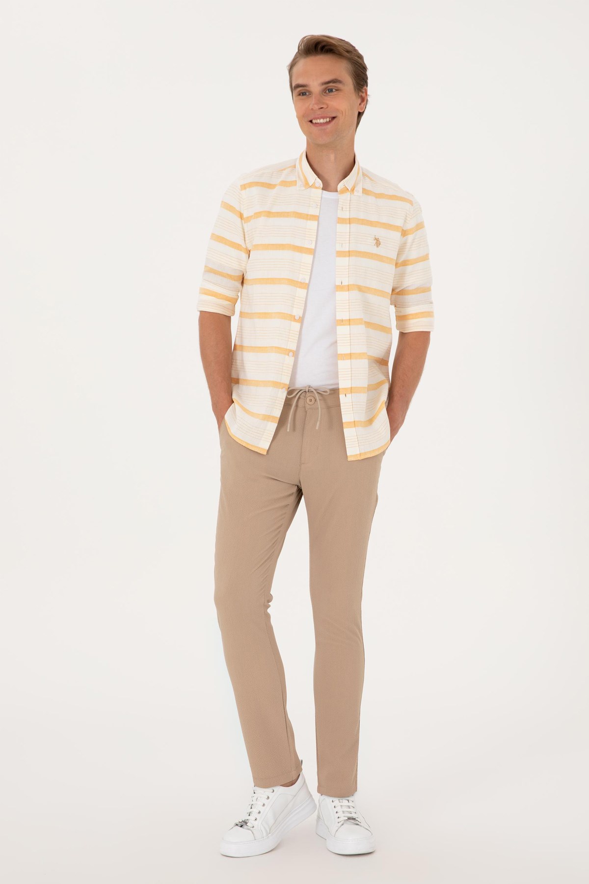 Us. Polo Assn. Erkek Pantolon 50300436-Vr011 Bej