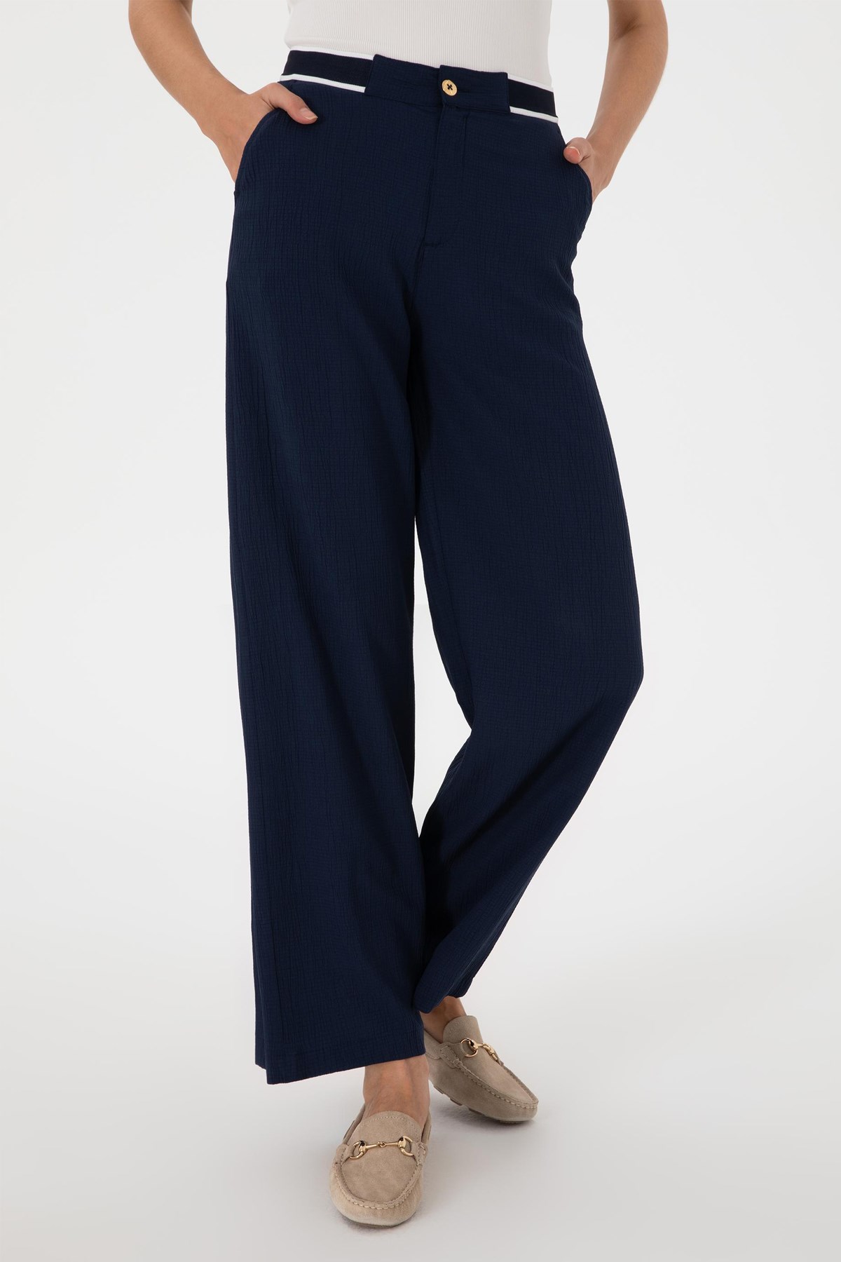 Us. Polo Assn. Kadın Pantolon 50300665-Vr033 Lacivert