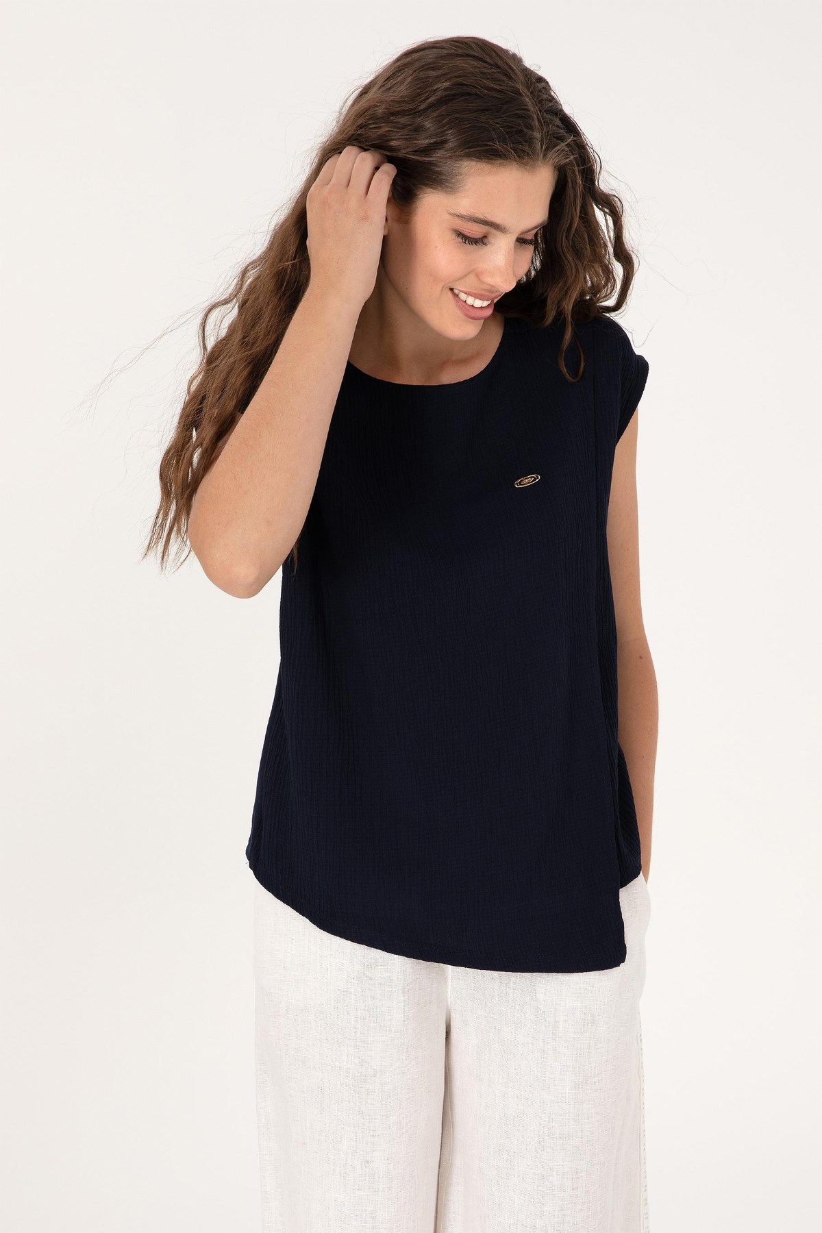 Us. Polo Assn. Kadın Tişört 50300759-Vr033 Lacivert