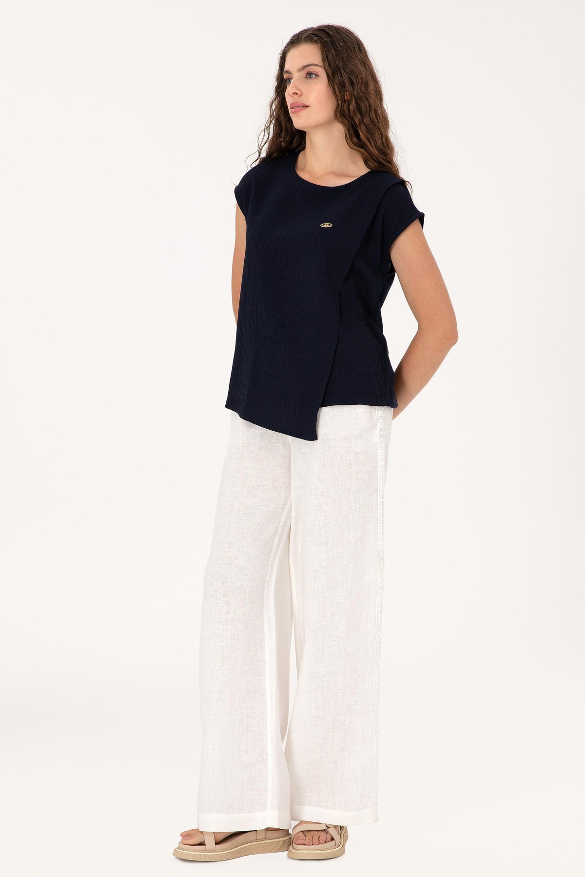 Us. Polo Assn. Kadın Tişört 50300759-Vr033 Lacivert