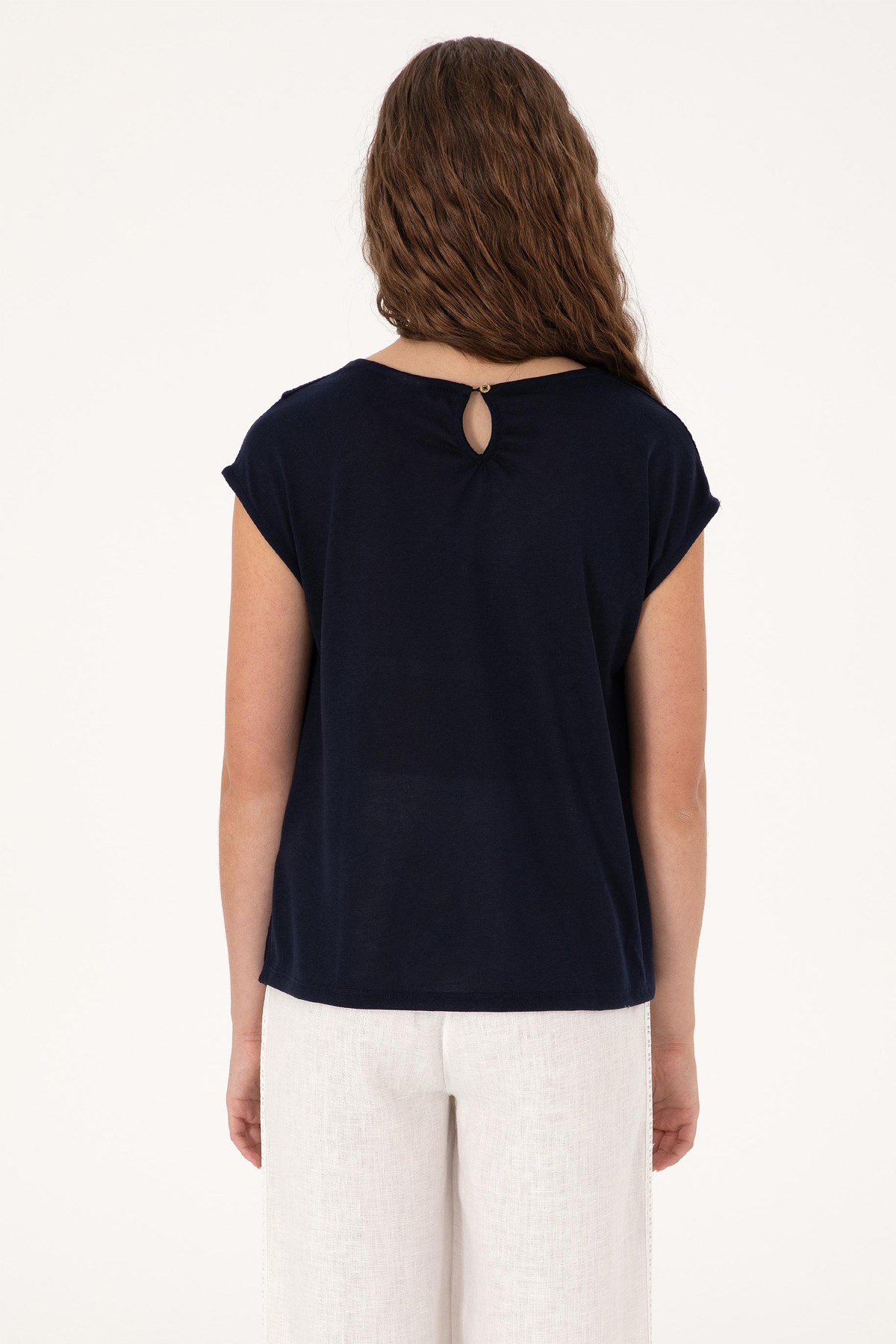 Us. Polo Assn. Kadın Tişört 50300759-Vr033 Lacivert