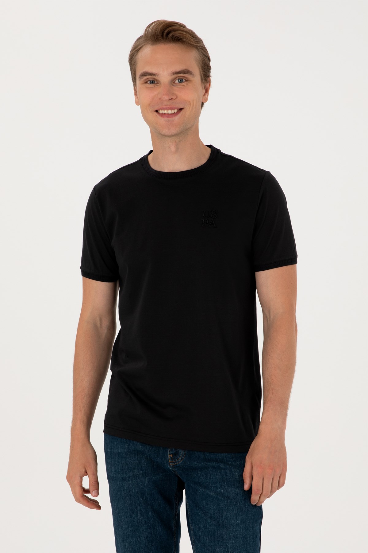 Us. Polo Assn. Erkek Tişört 50300815-Vr046 Siyah