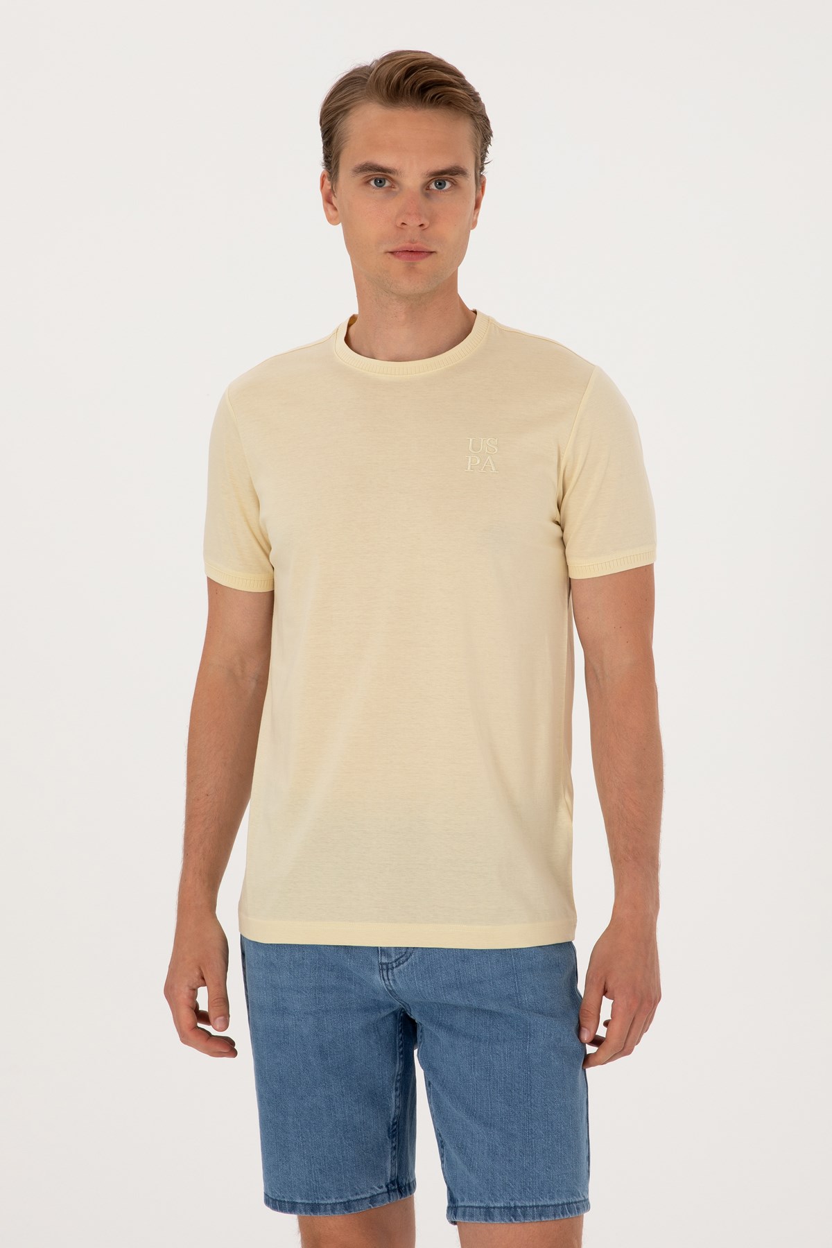 Us. Polo Assn. Erkek Tişört 50300815-Vr183 Haki