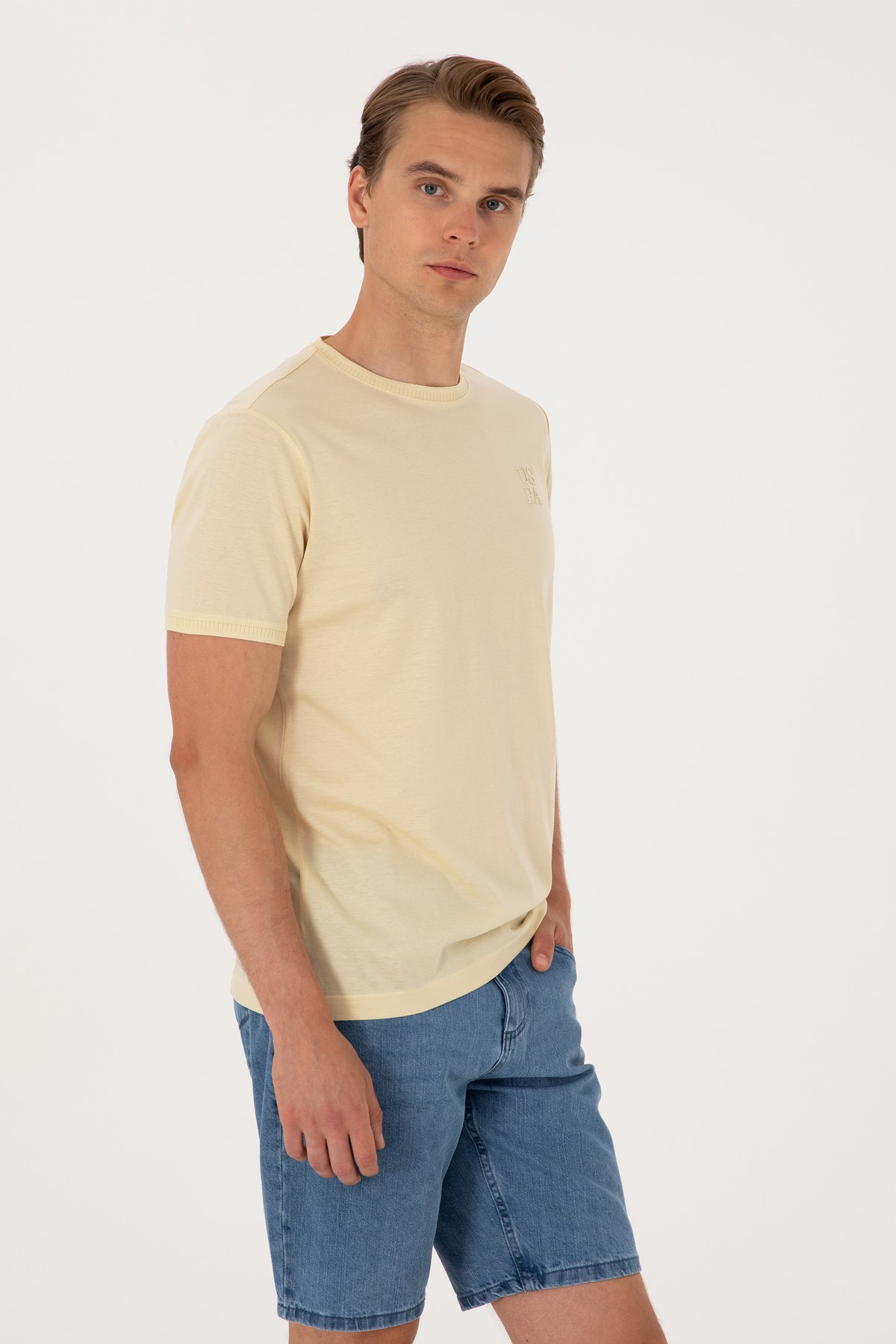 Us. Polo Assn. Erkek Tişört 50300815-Vr183 Haki