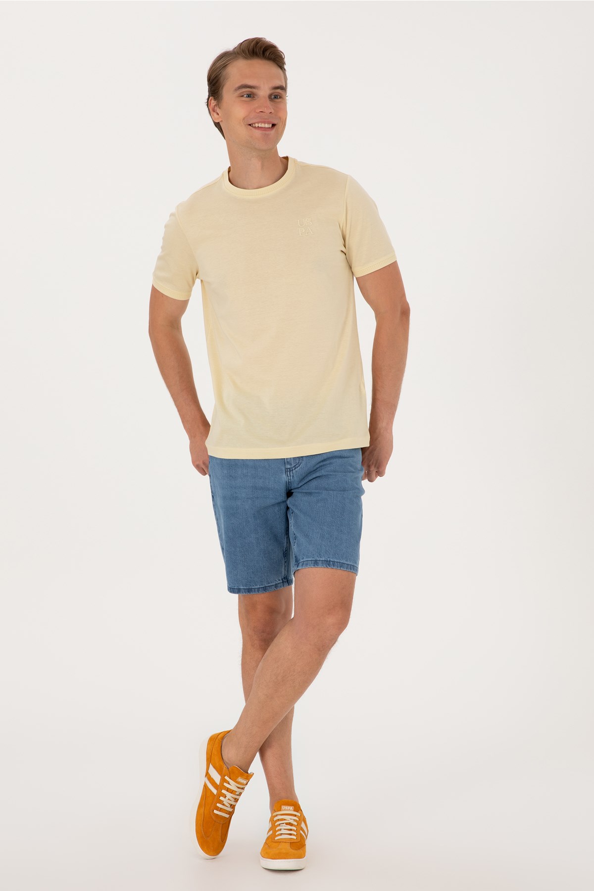 Us. Polo Assn. Erkek Tişört 50300815-Vr183 Haki