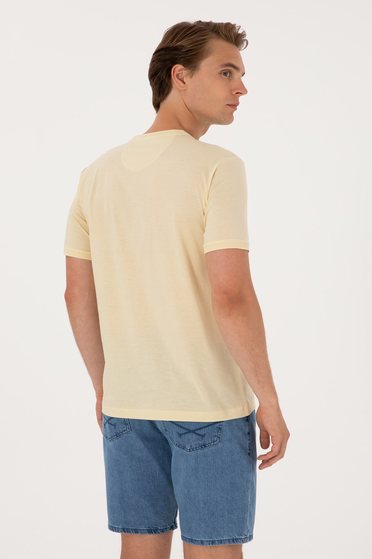 Us. Polo Assn. Erkek Tişört 50300815-Vr183 Haki