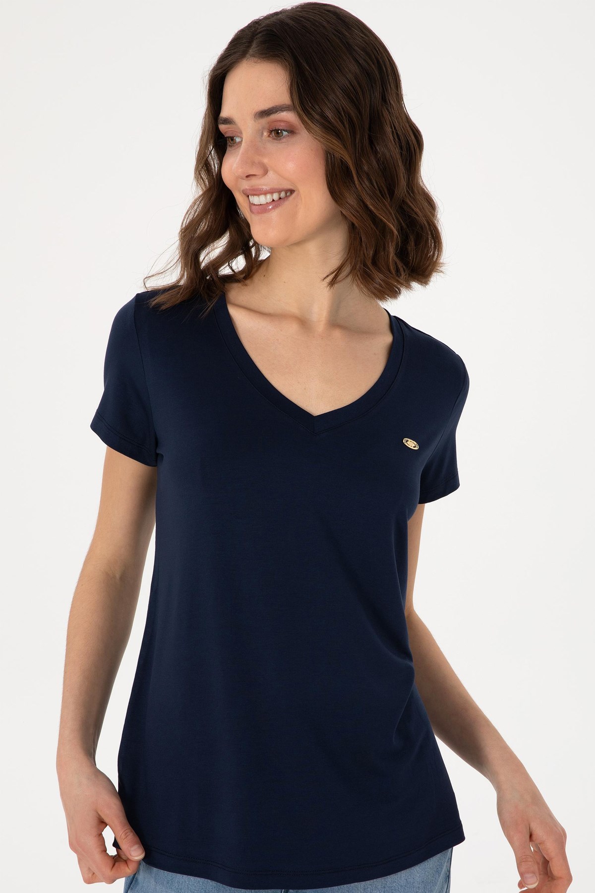 Us. Polo Assn. Kadın Tişört 50300829-Vr033 Lacivert
