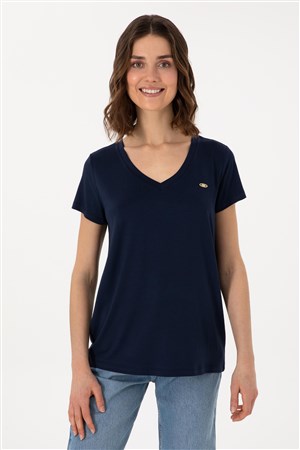 Us. Polo Assn. Kadın Tişört 50300829-Vr033 Lacivert