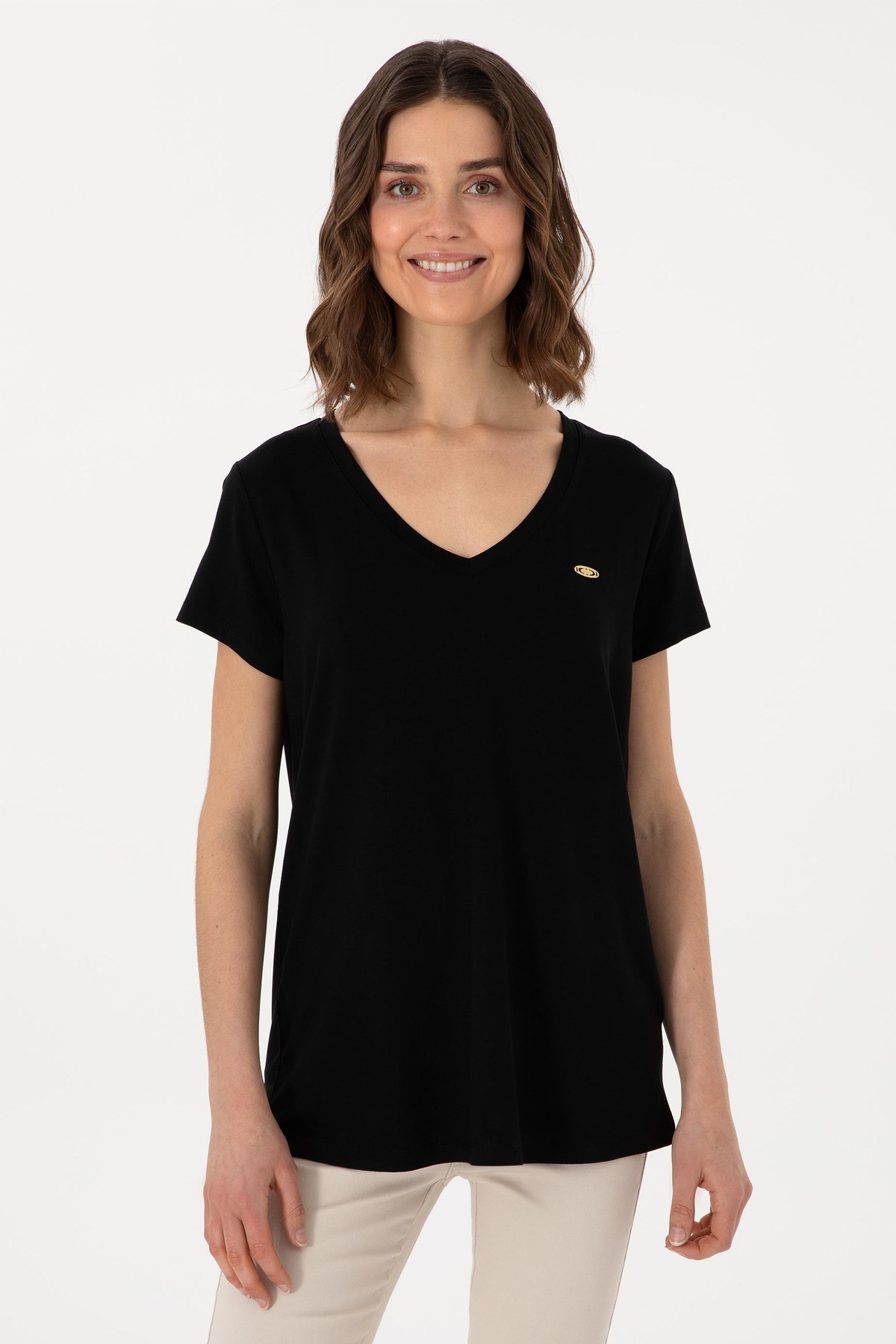 Us. Polo Assn. Kadın Tişört 50300829-Vr046 Siyah