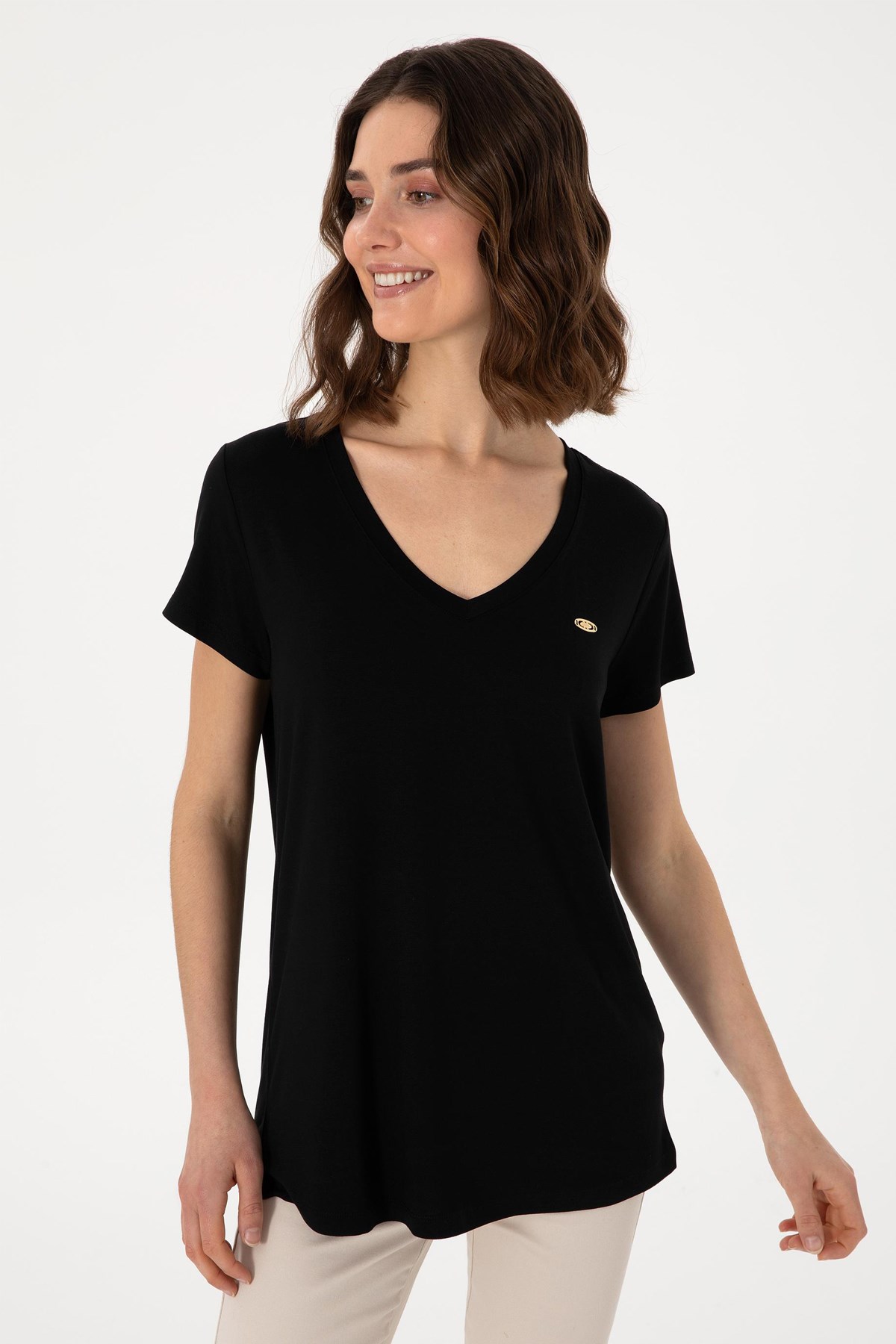Us. Polo Assn. Kadın Tişört 50300829-Vr046 Siyah
