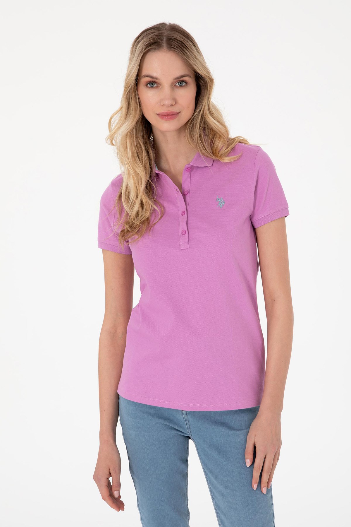 Us. Polo Assn. Kadın Tişört 50300830-Vr023 Pembe