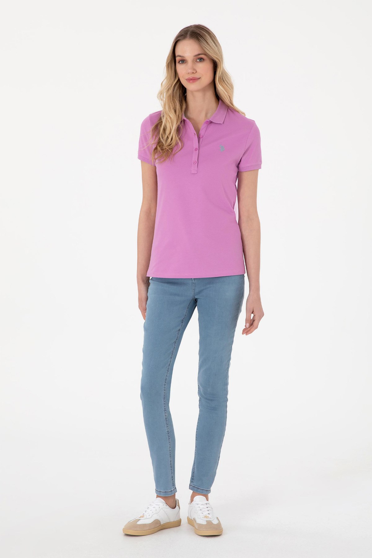 Us. Polo Assn. Kadın Tişört 50300830-Vr023 Pembe