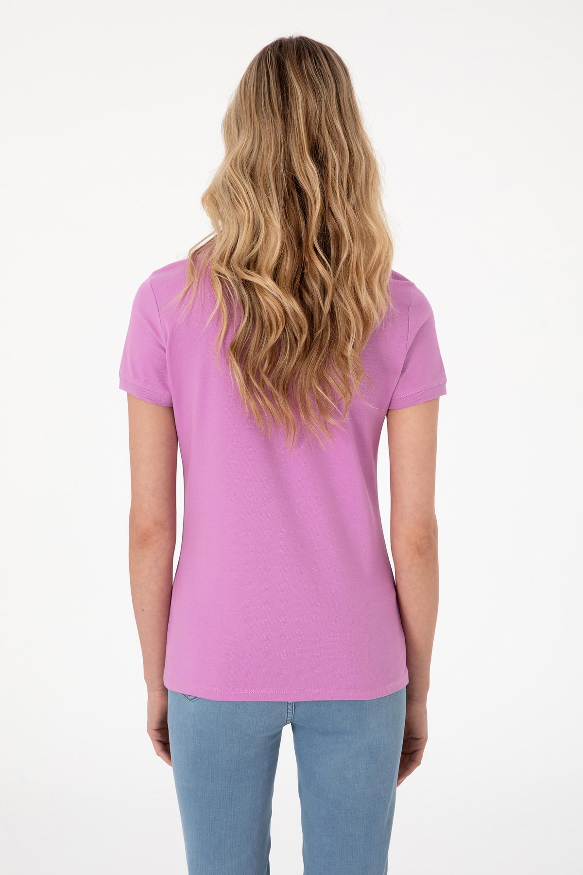 Us. Polo Assn. Kadın Tişört 50300830-Vr023 Pembe