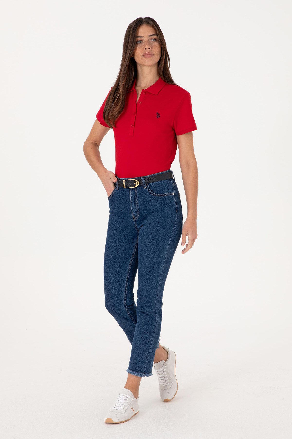 Us. Polo Assn. Kadın Tişört 50300830-Vr030 Kırmızı